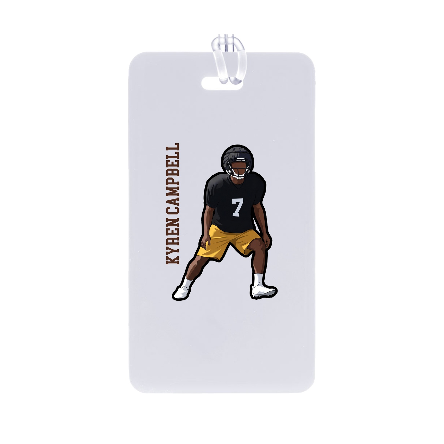 Bag Tag — Name Vertical in Classic
