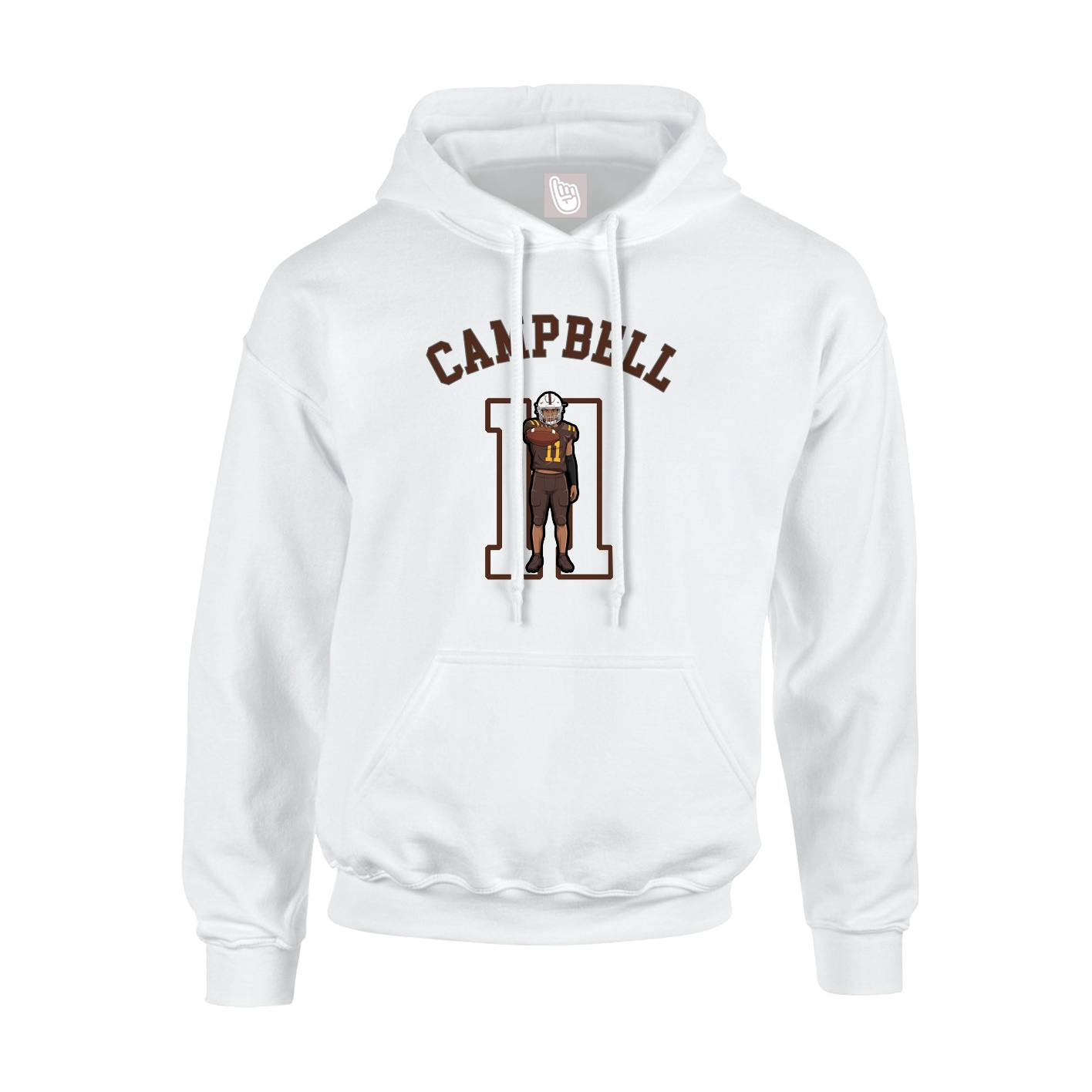 Hoodie — Shirsey Arch in White
