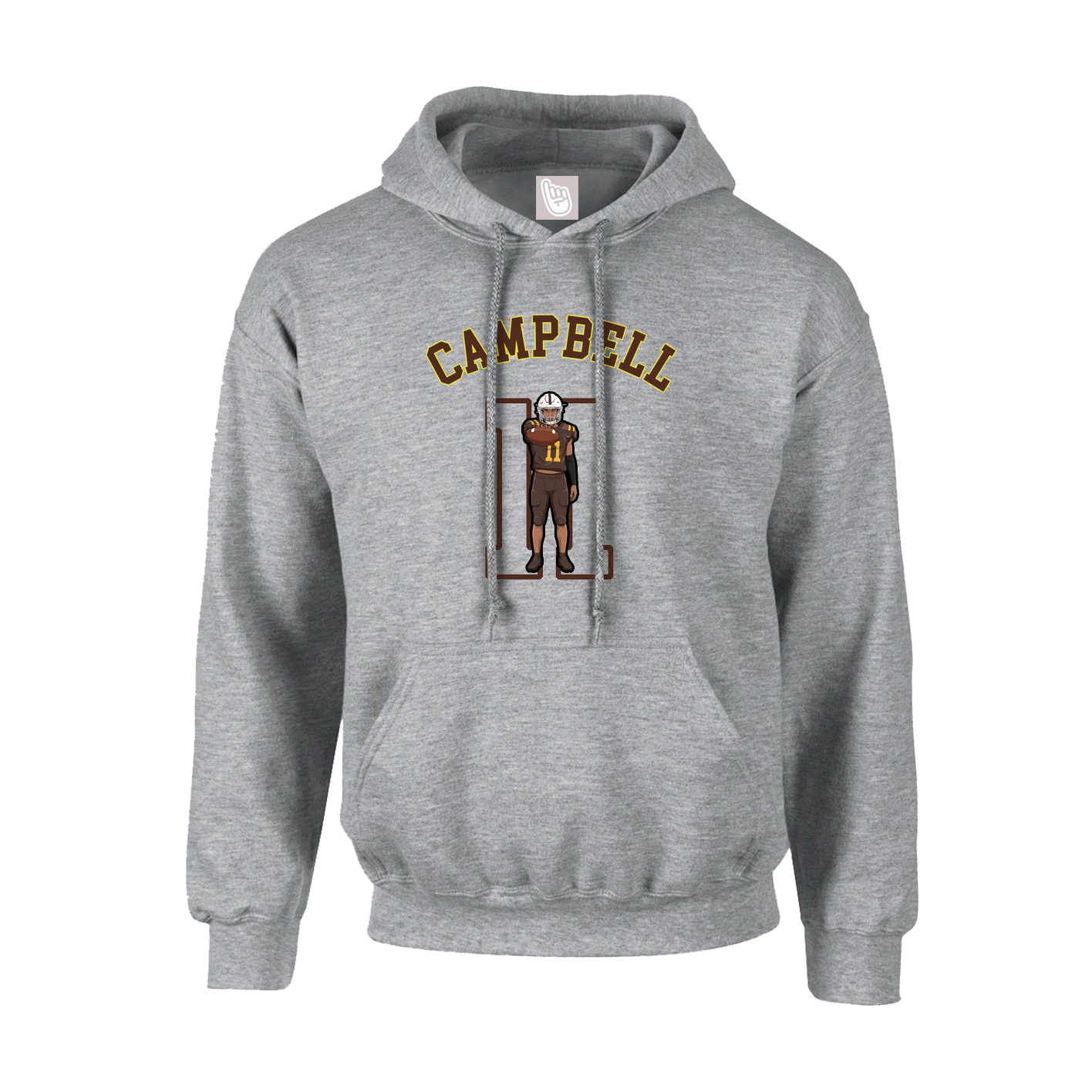 Youth Hoodie — Shirsey Arch in Grey