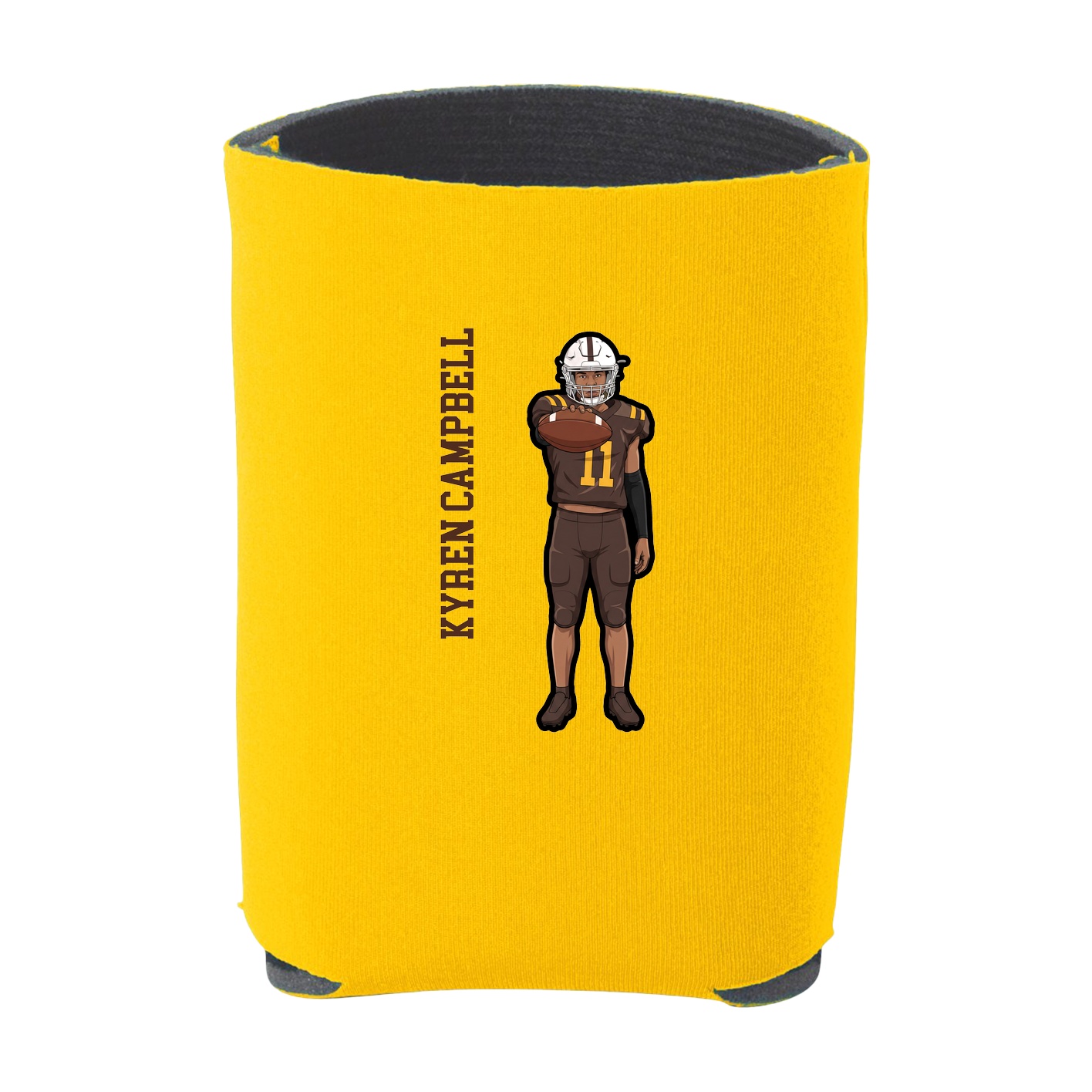 Can Holder — Name Vertical in Yellow