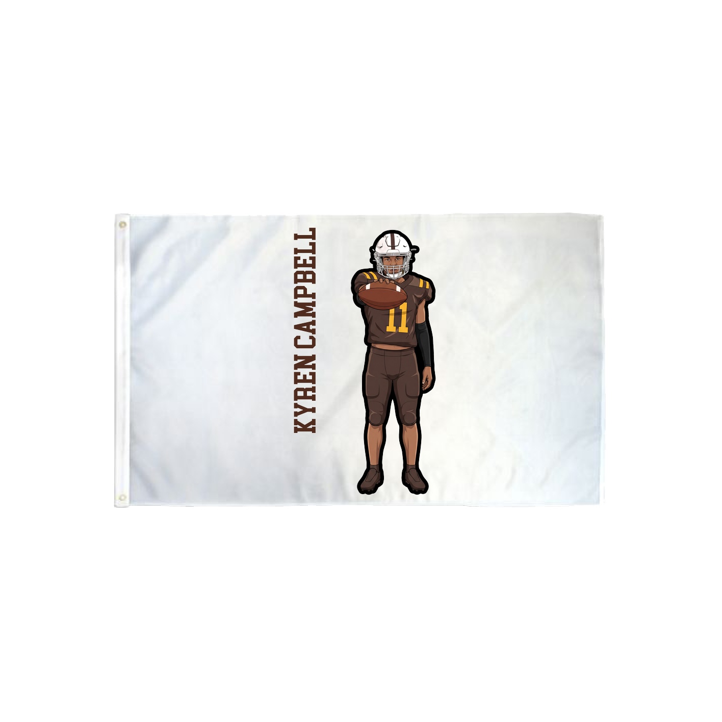3x5 Flag — Name Vertical in Classic