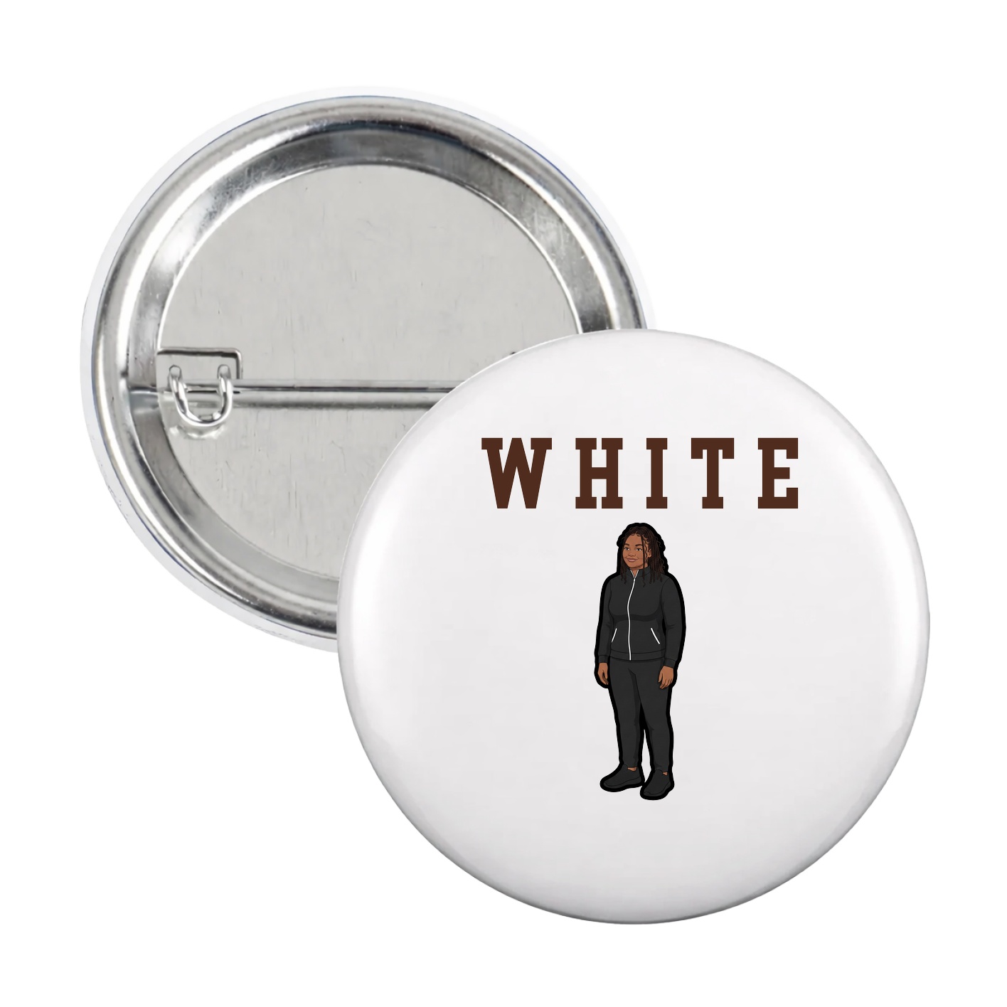 Game Day Button — Shirsey in White