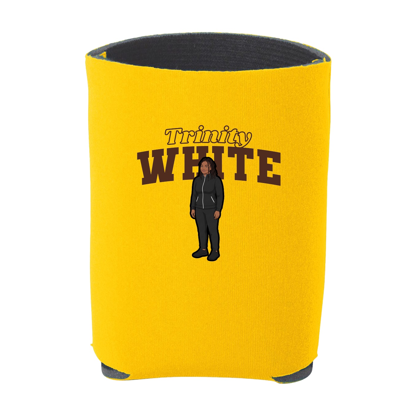 Can Holder — Name Arch in Yellow