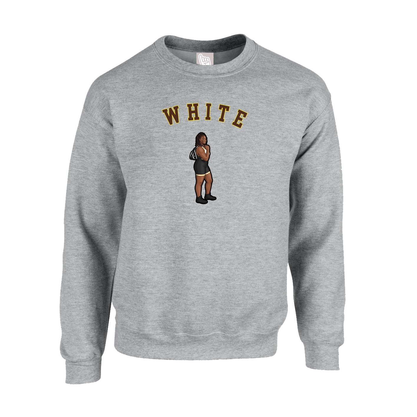 Fleece Crew — Shirsey Arch in Grey