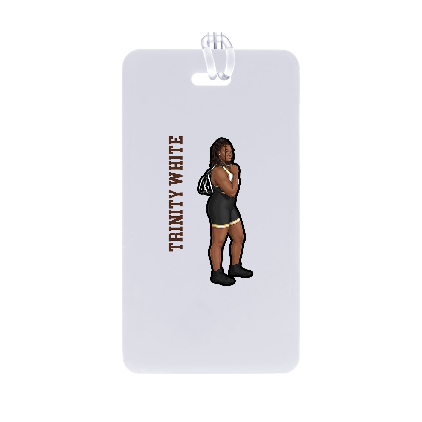 Bag Tag — Name Vertical in Classic