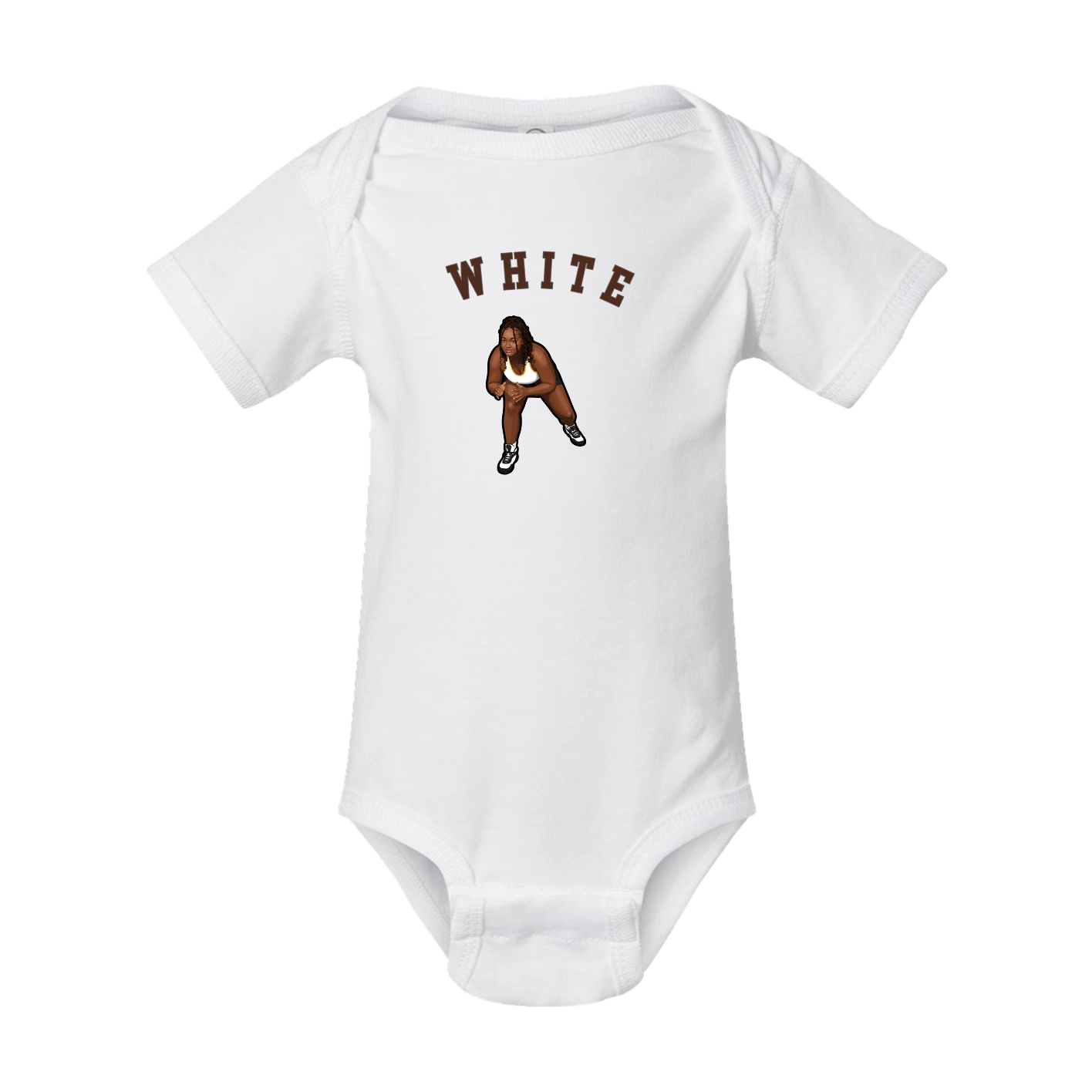 Baby Onesie — Shirsey Arch in White