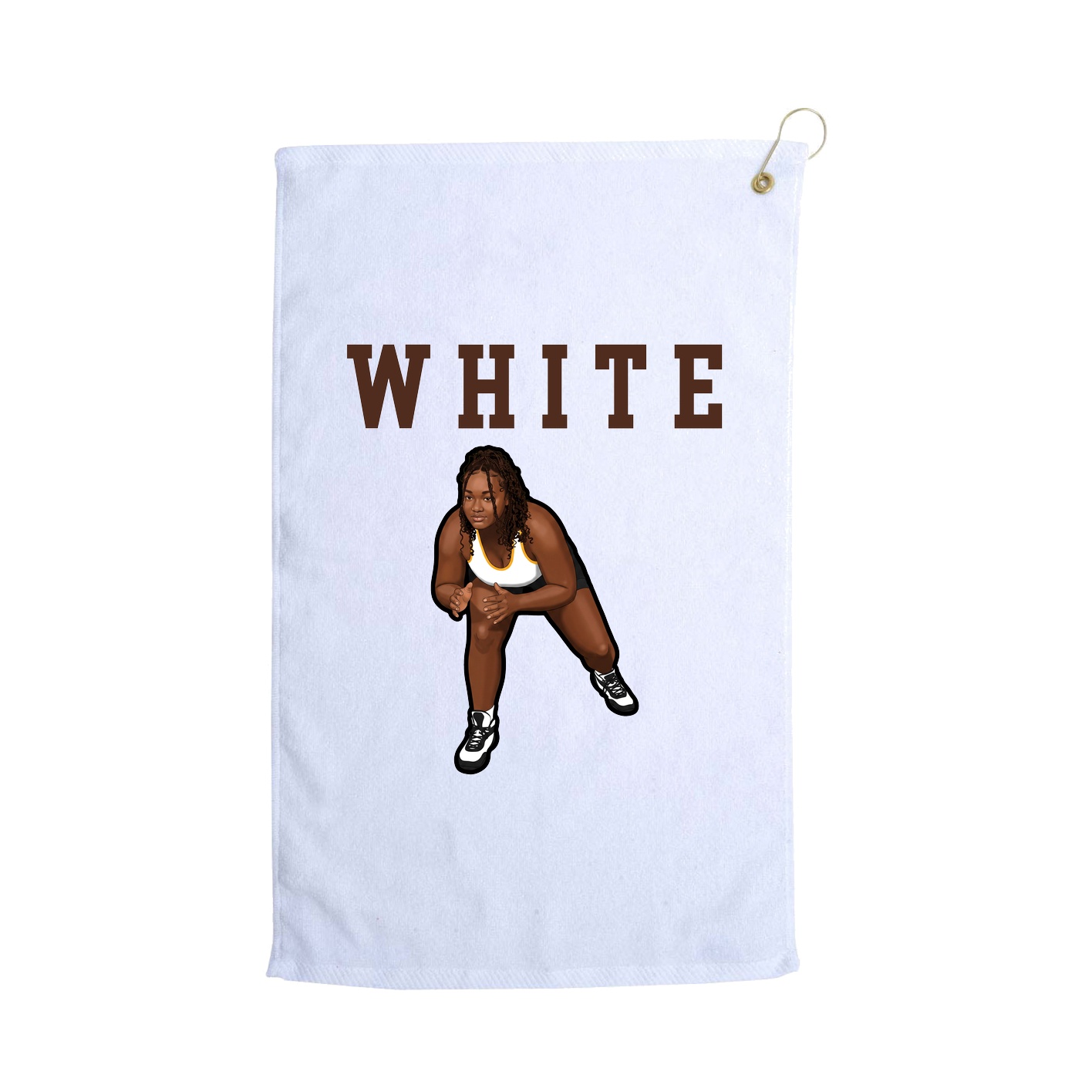 Golf Towel — Shirsey in White