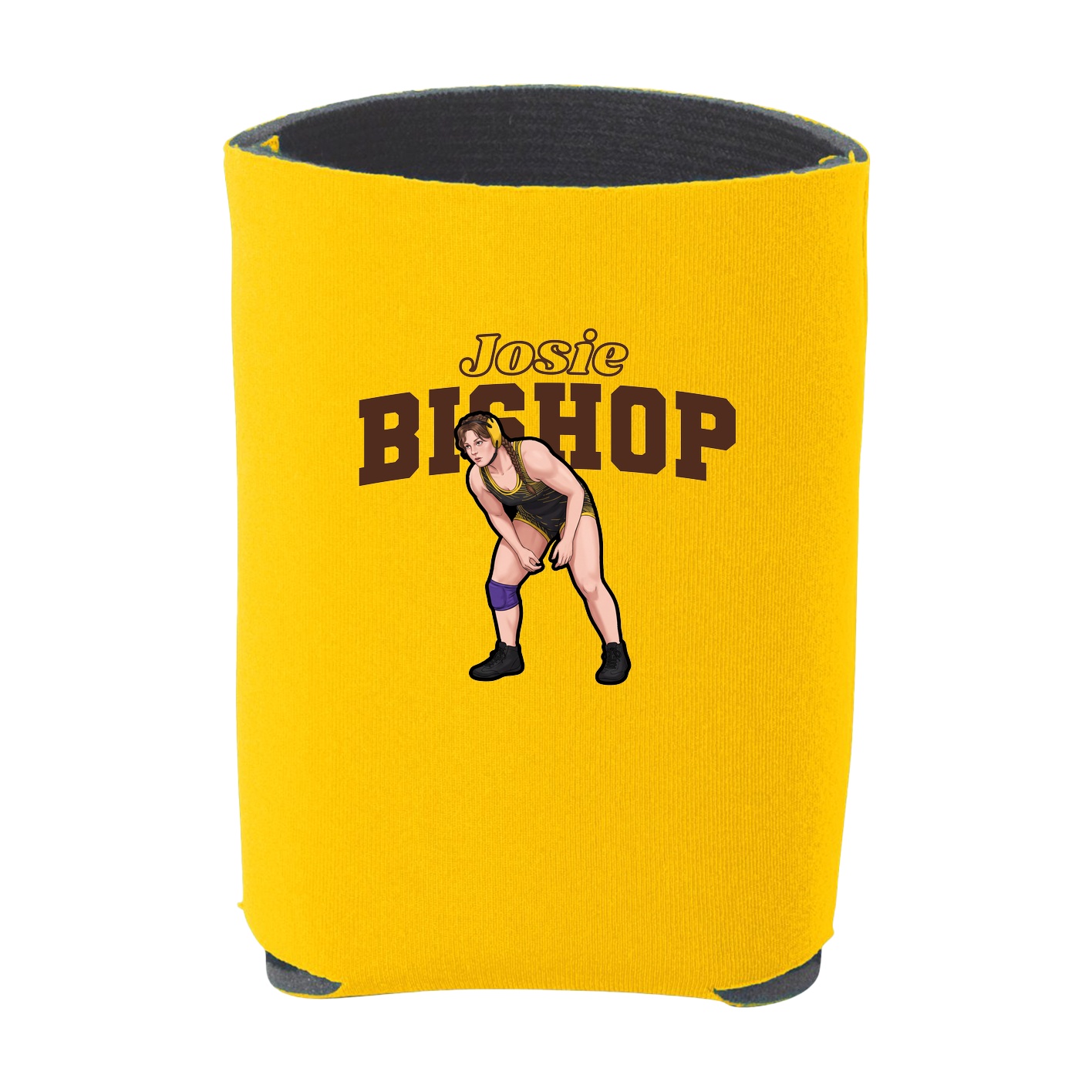 Can Holder — Name Arch in Yellow
