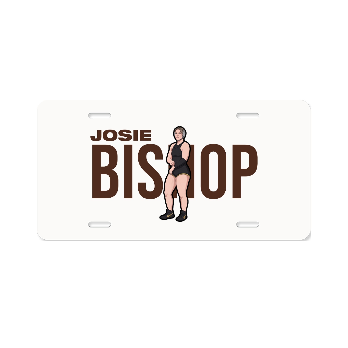 License Plate — Player Name in Classic