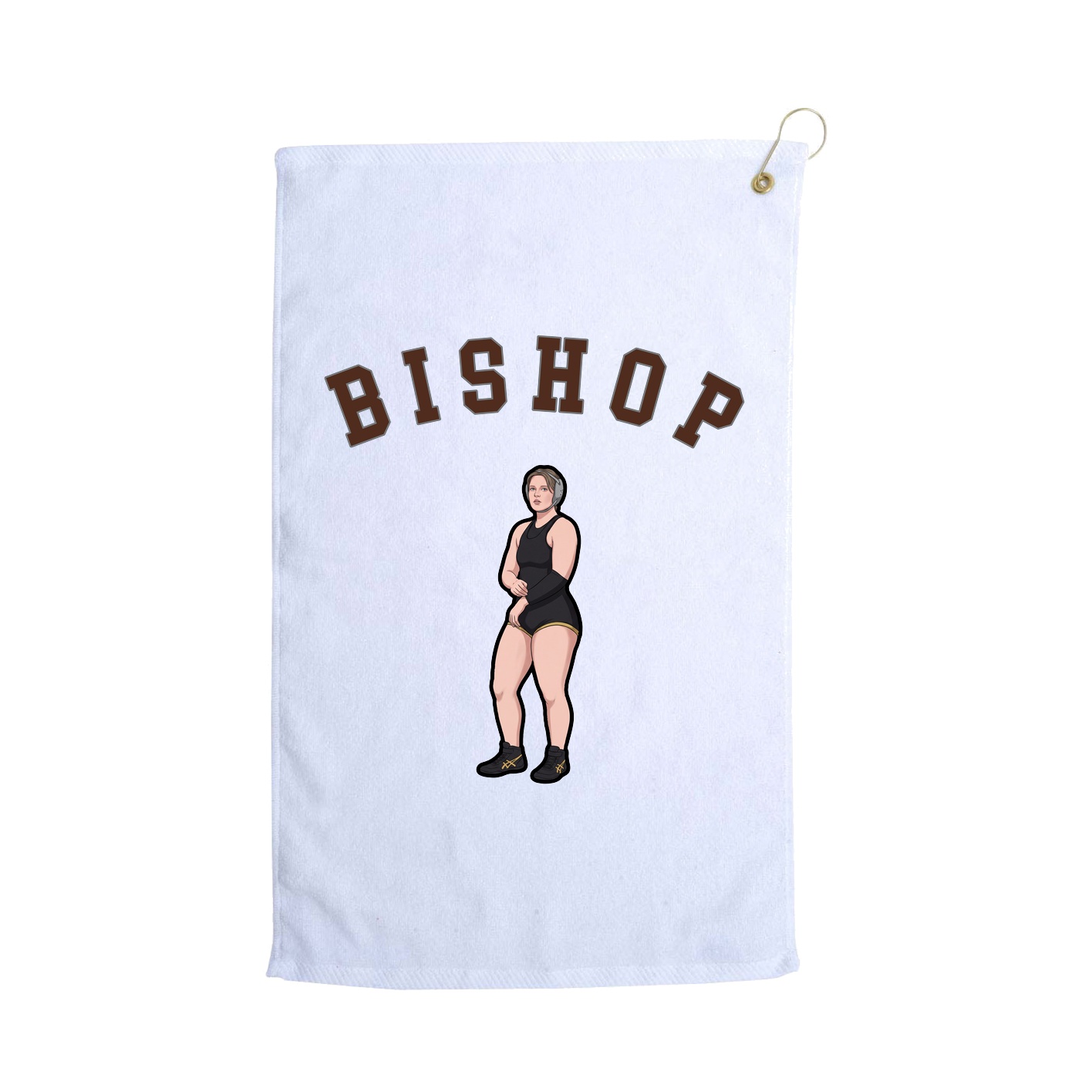 Golf Towel — Shirsey Arch in White