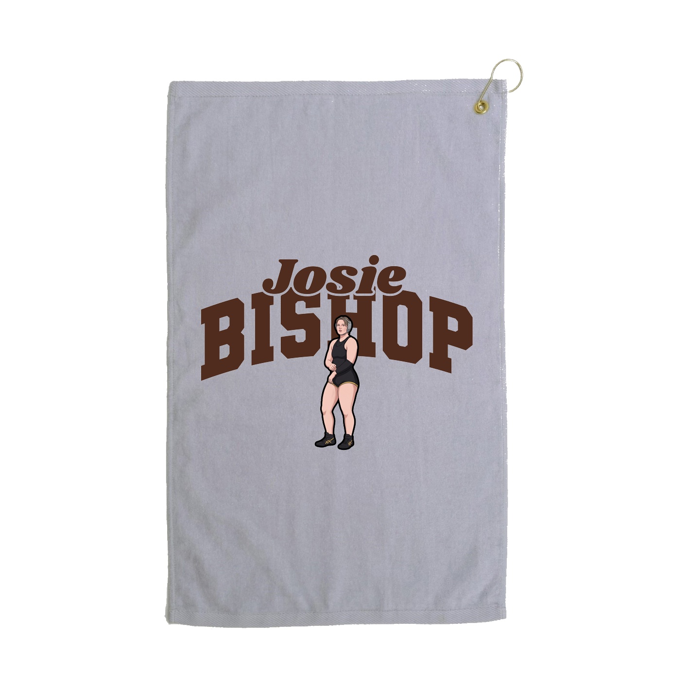 Golf Towel — Signature Arch in Grey