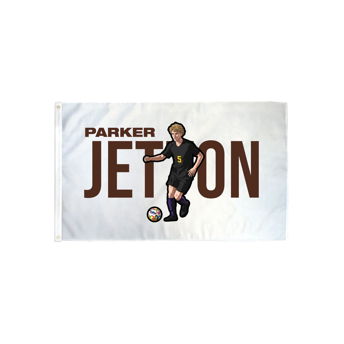 3x5 Flag — Player Name in Classic