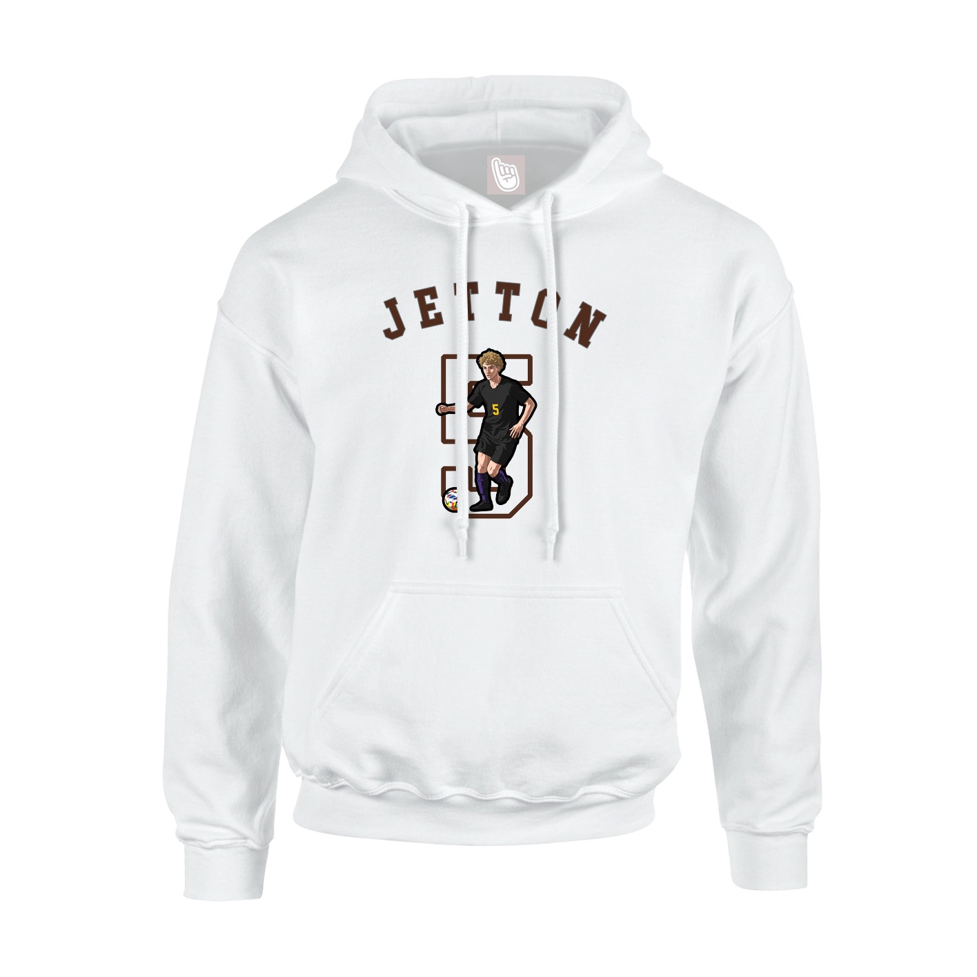 Youth Hoodie — Shirsey Arch in White
