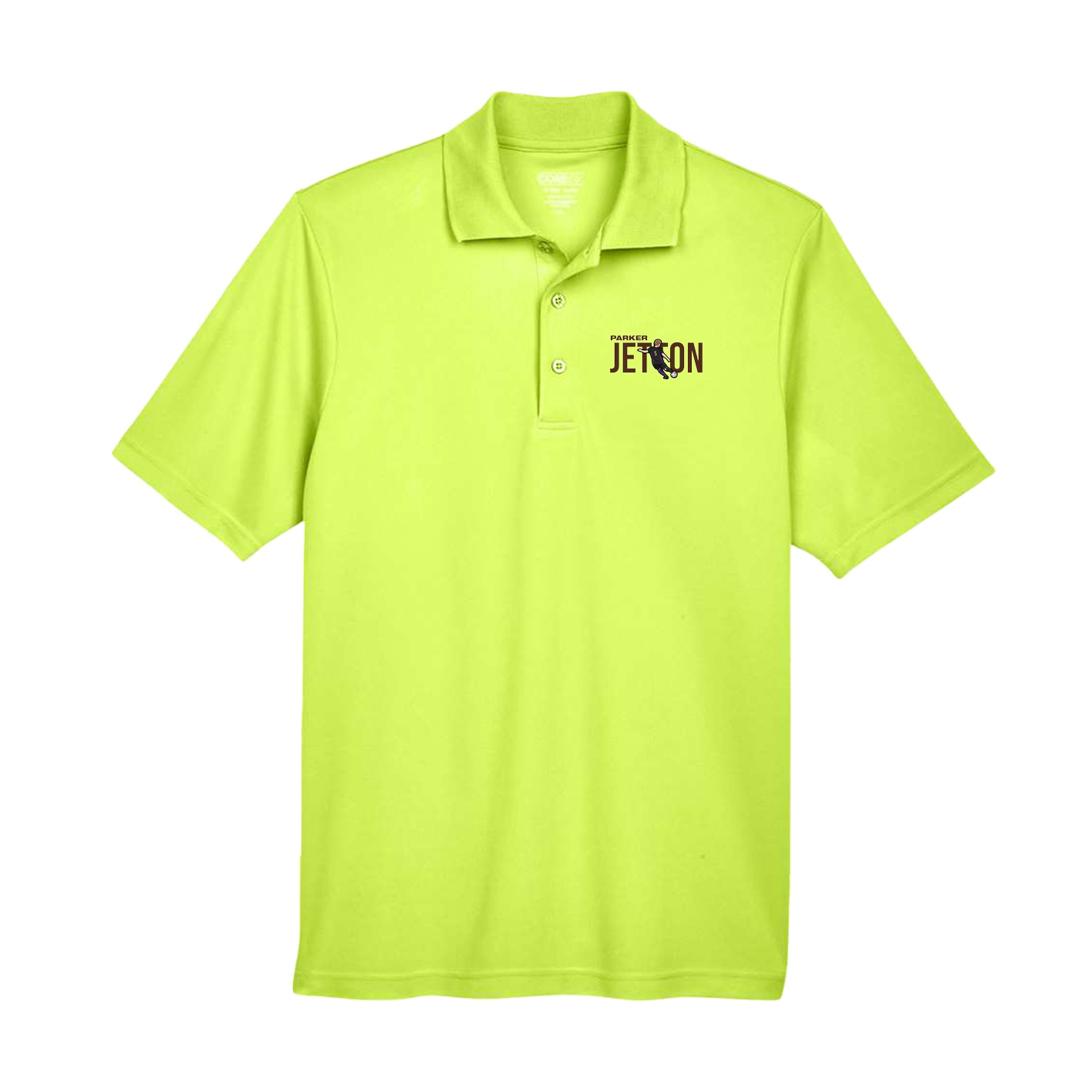 Performance Polo — Player Name in Yellow