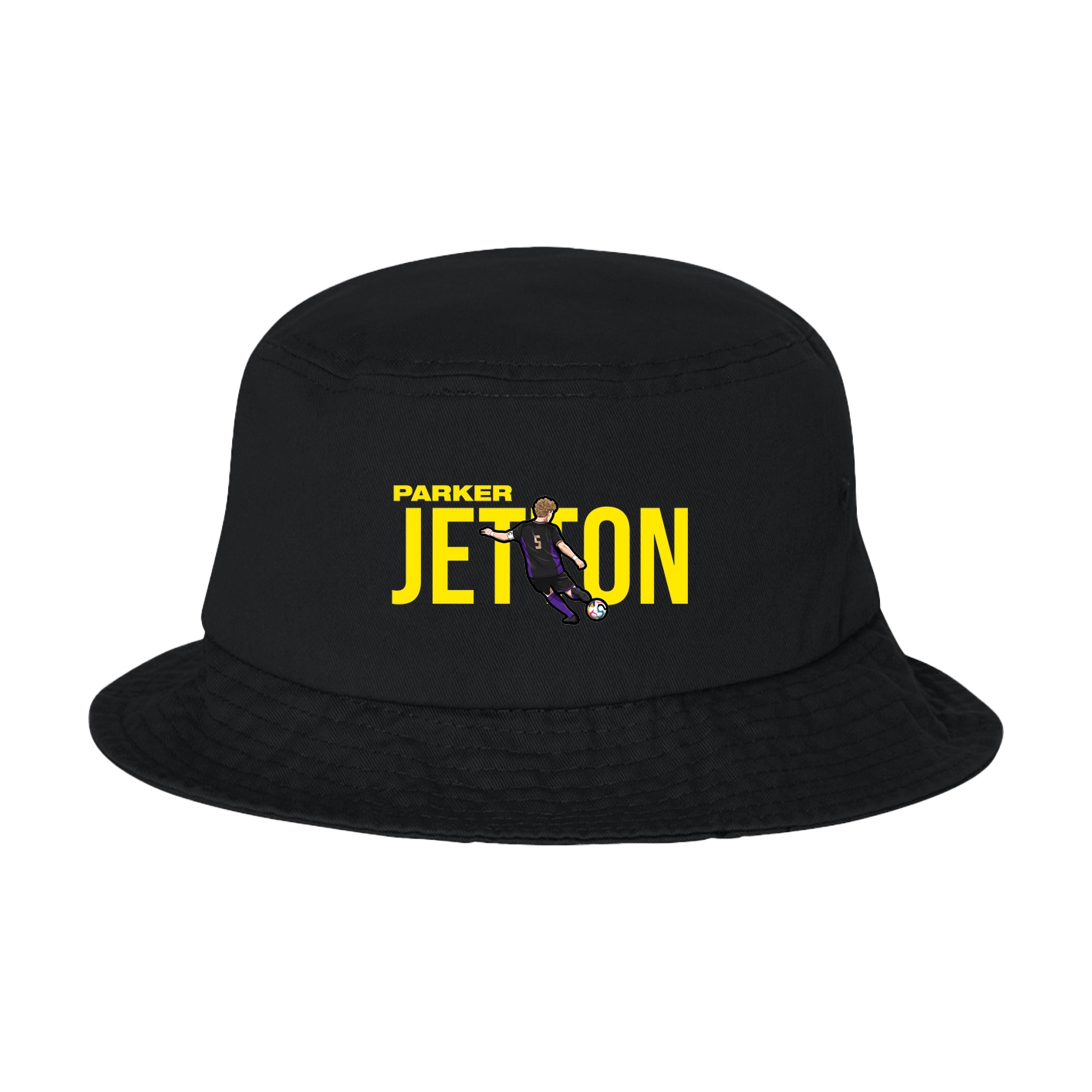 Bucket Cap — Player Name in Black