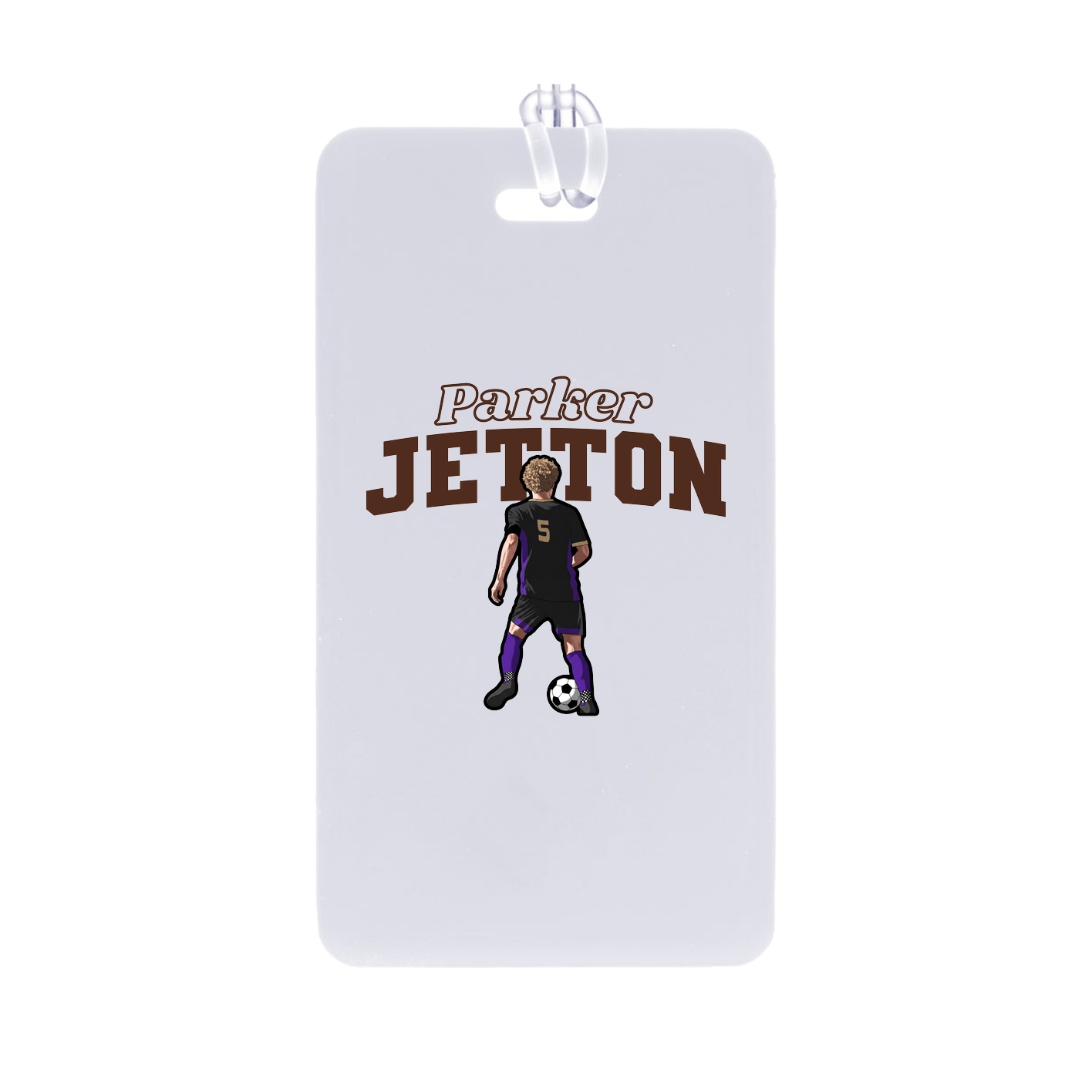 Bag Tag — Name Arch in Classic