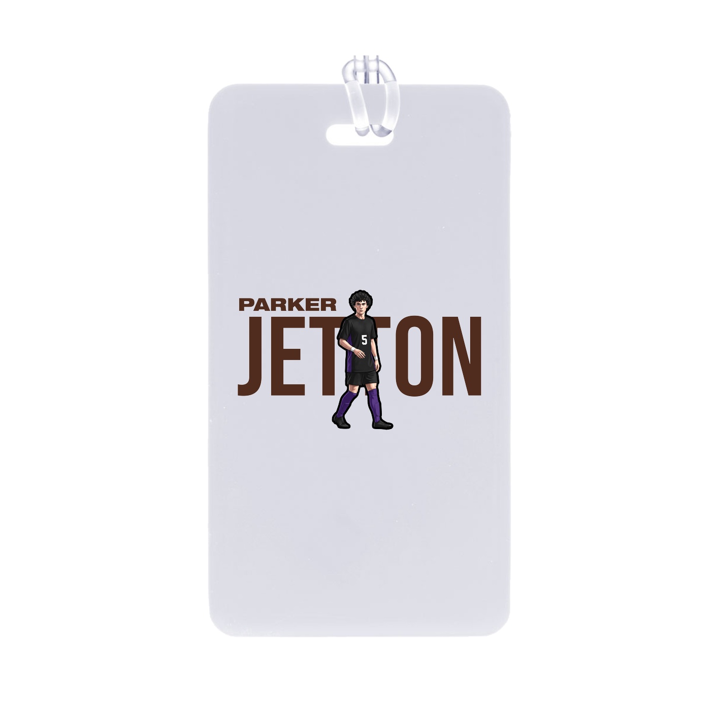 Bag Tag — Player Name in Classic
