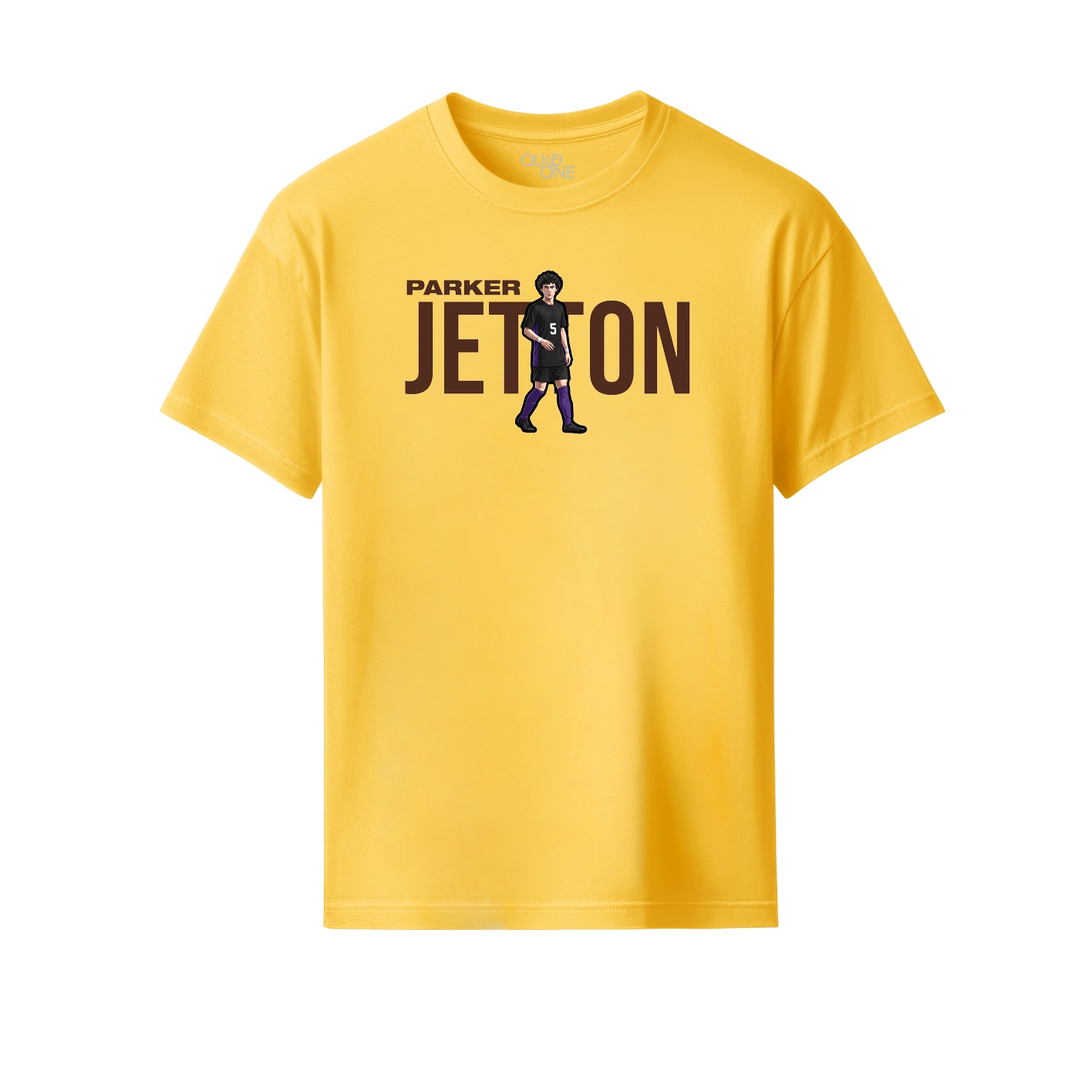 Youth Tee — Player Name in Yellow