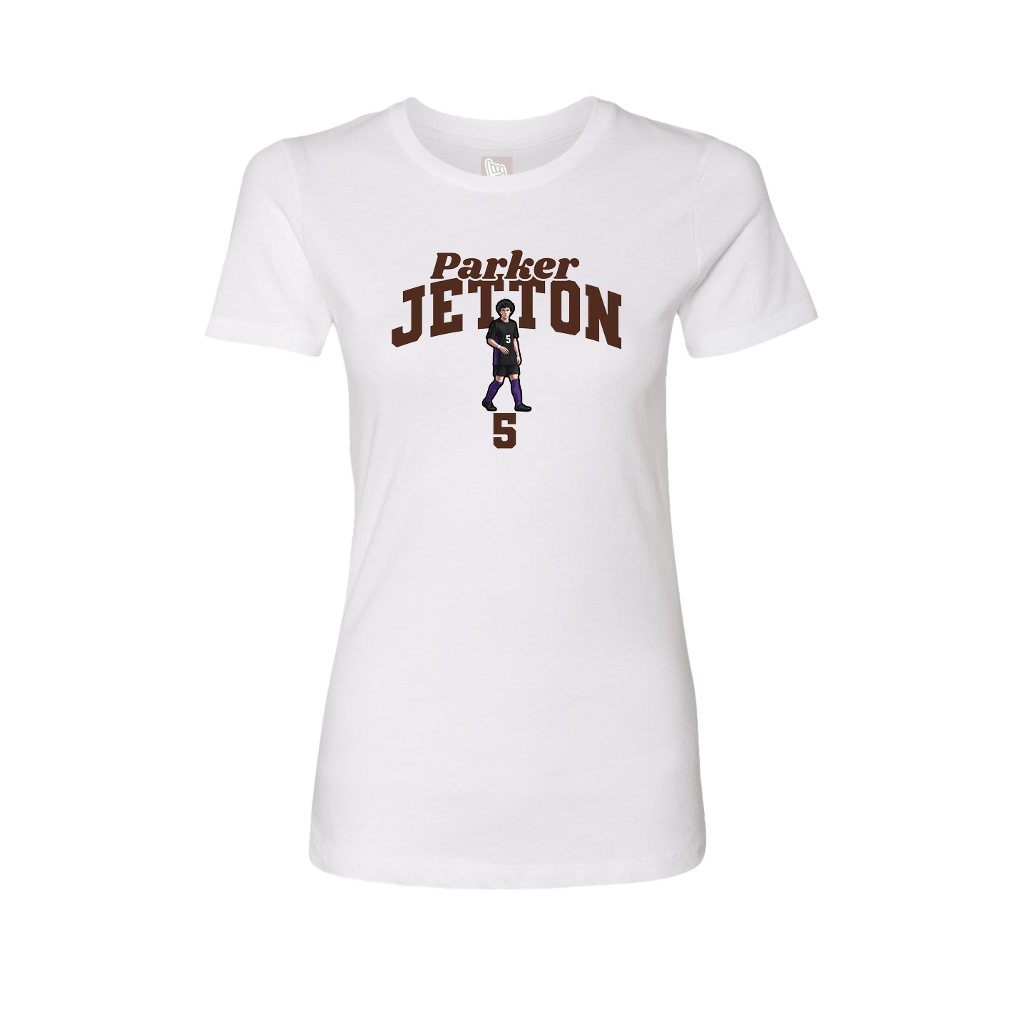 Womens Tee — Signature Arch in White