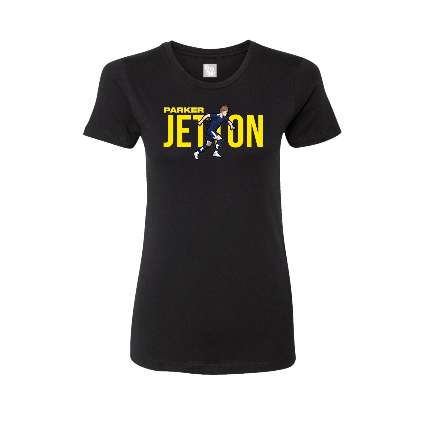 Womens Tee — Player Name in Black