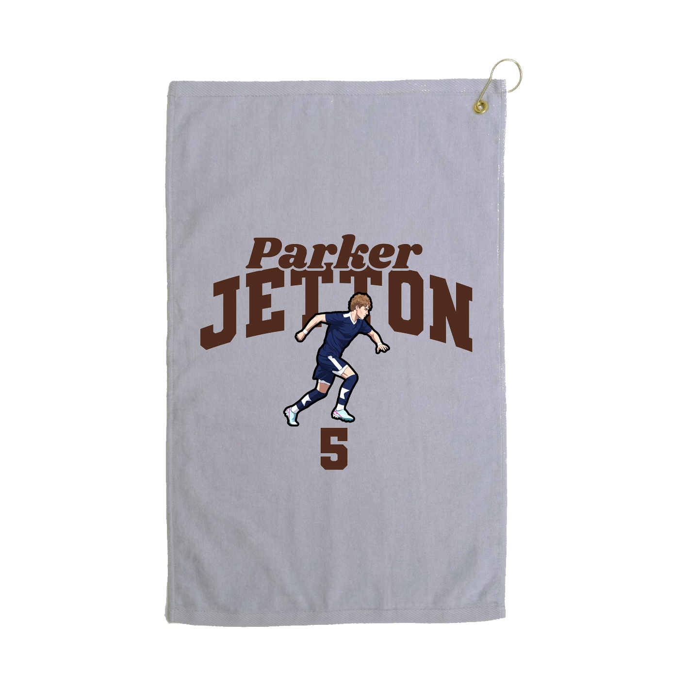Golf Towel — Signature Arch in Grey
