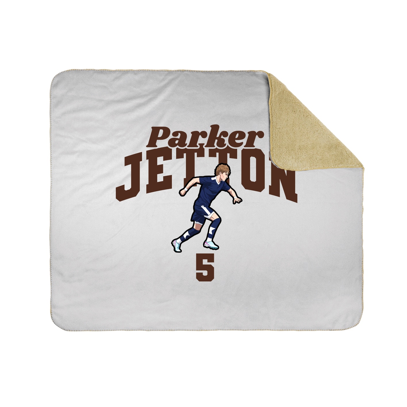 Throw Blanket — Signature Arch in White
