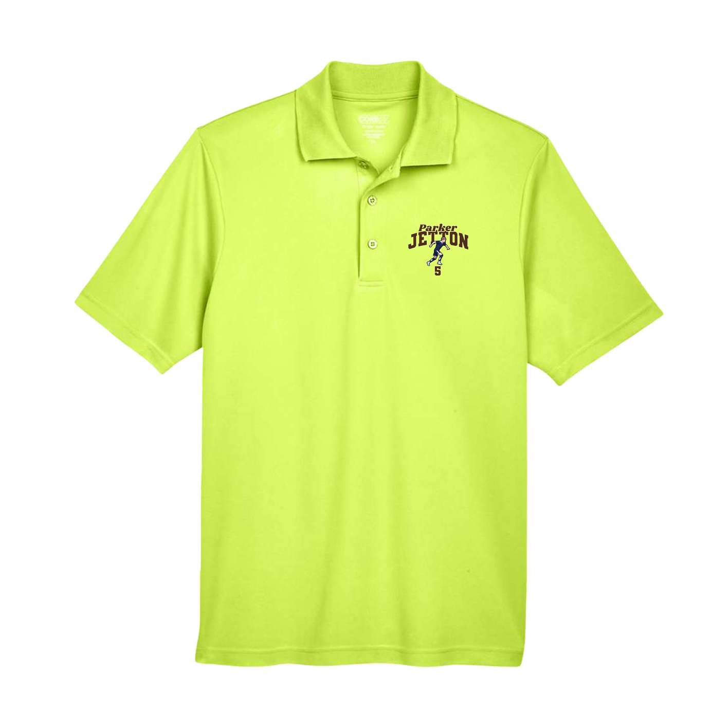 Performance Polo — Signature Arch in Yellow