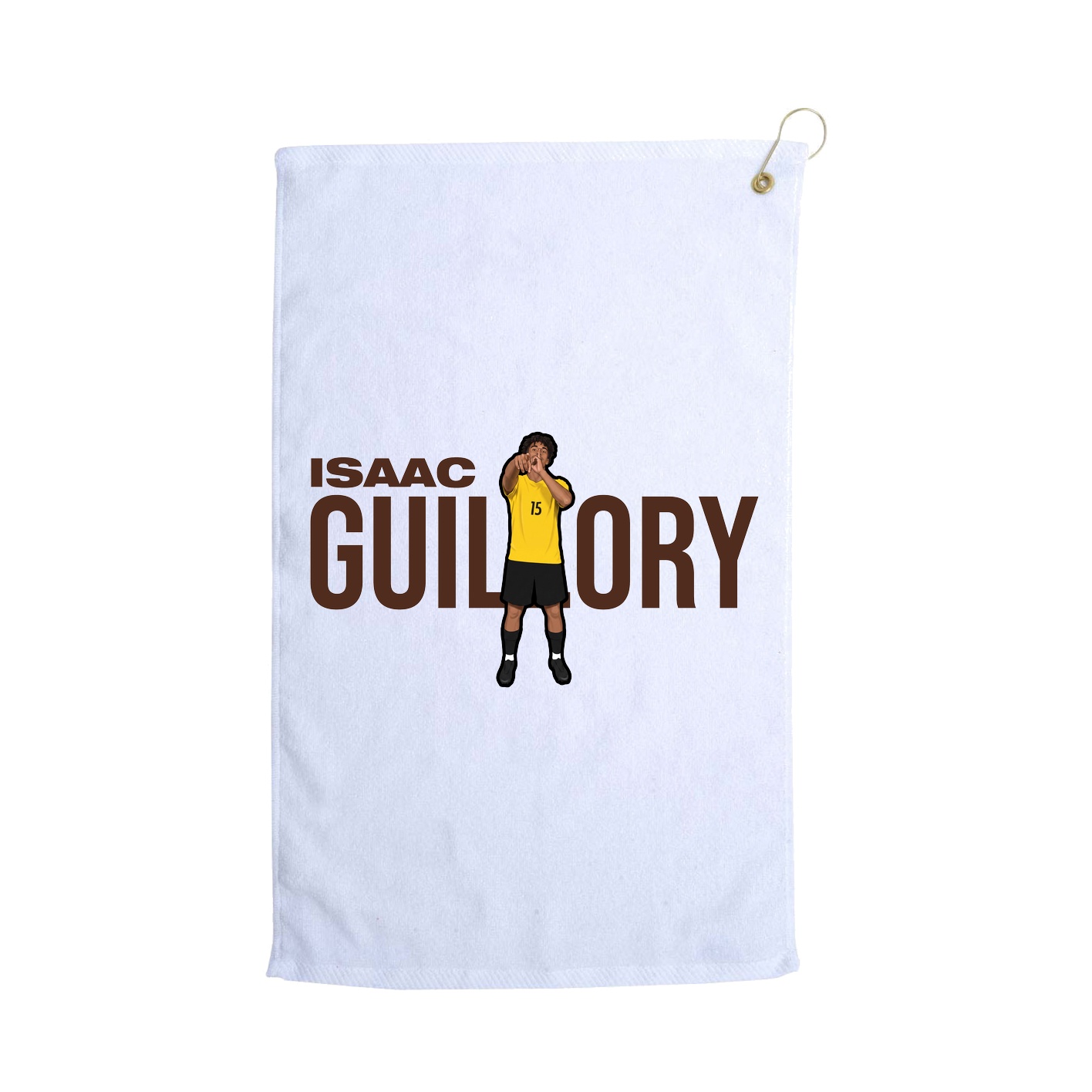 Golf Towel — Player Name in White