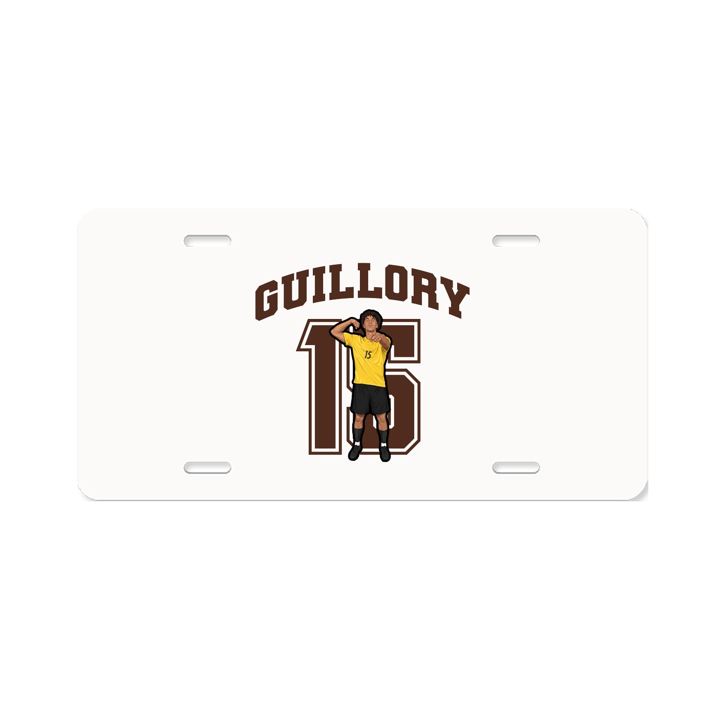 License Plate — Number in Classic