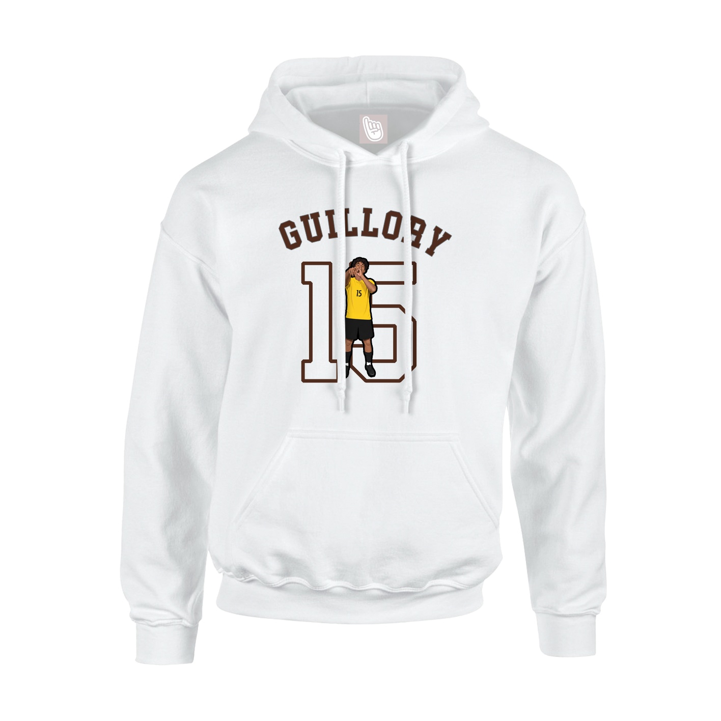 Youth Hoodie — Shirsey Arch in White