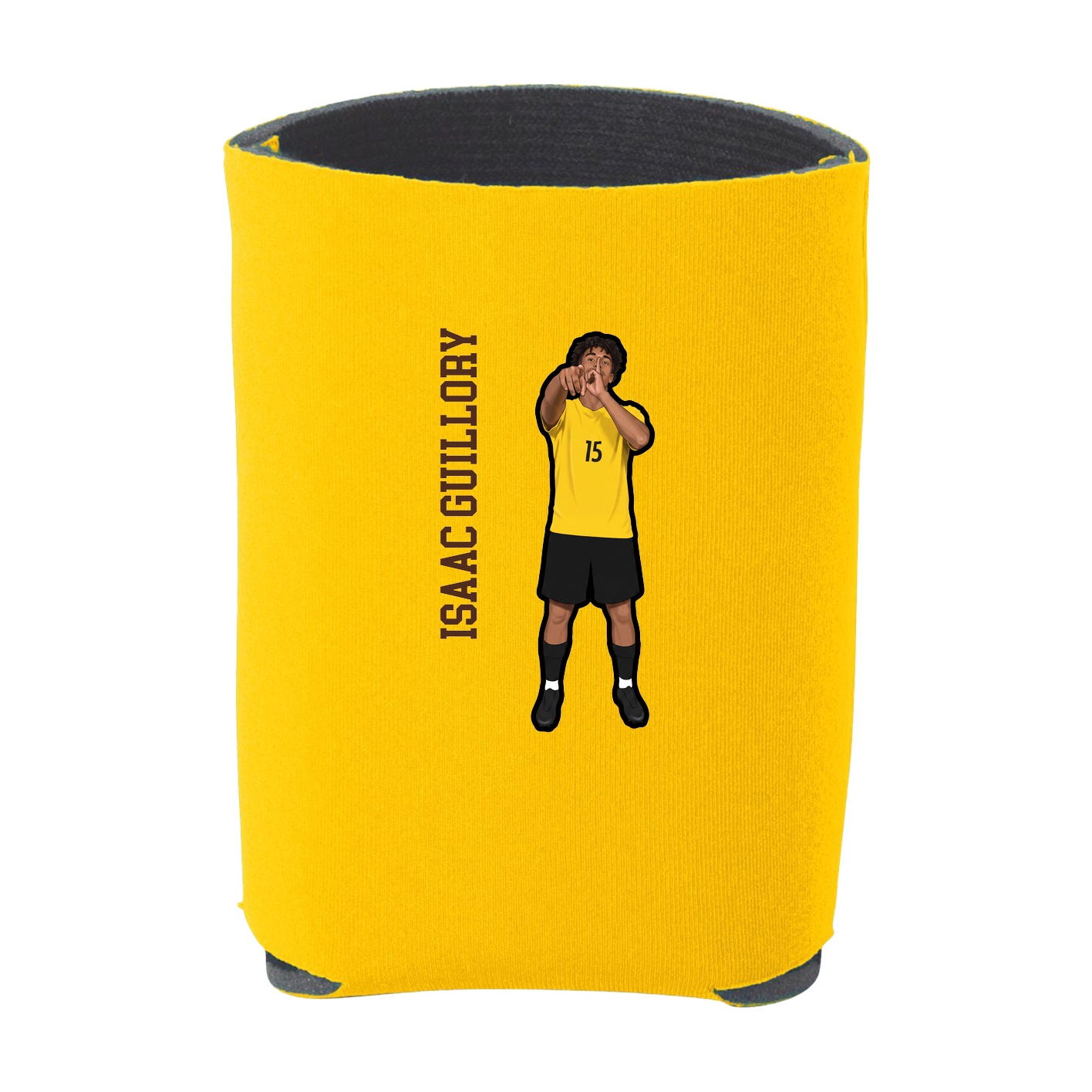 Can Holder — Name Vertical in Yellow