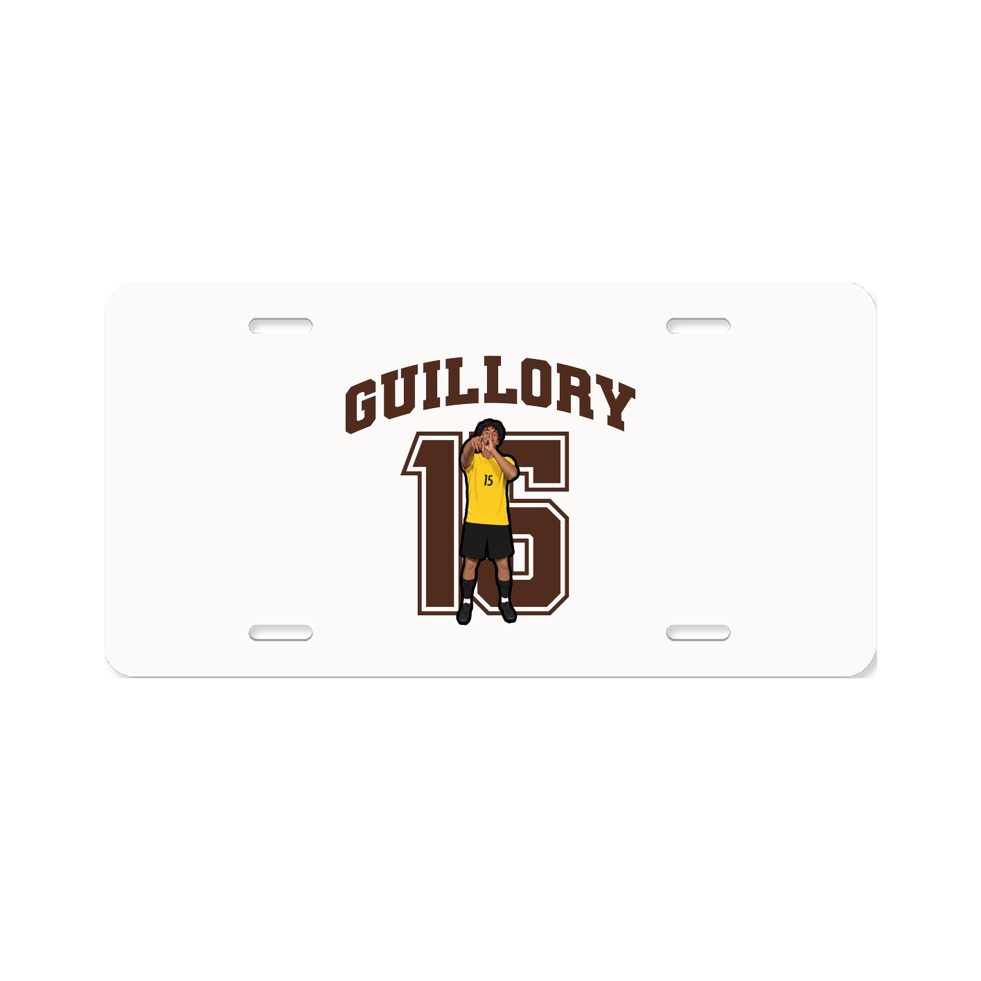 License Plate — Number in Classic