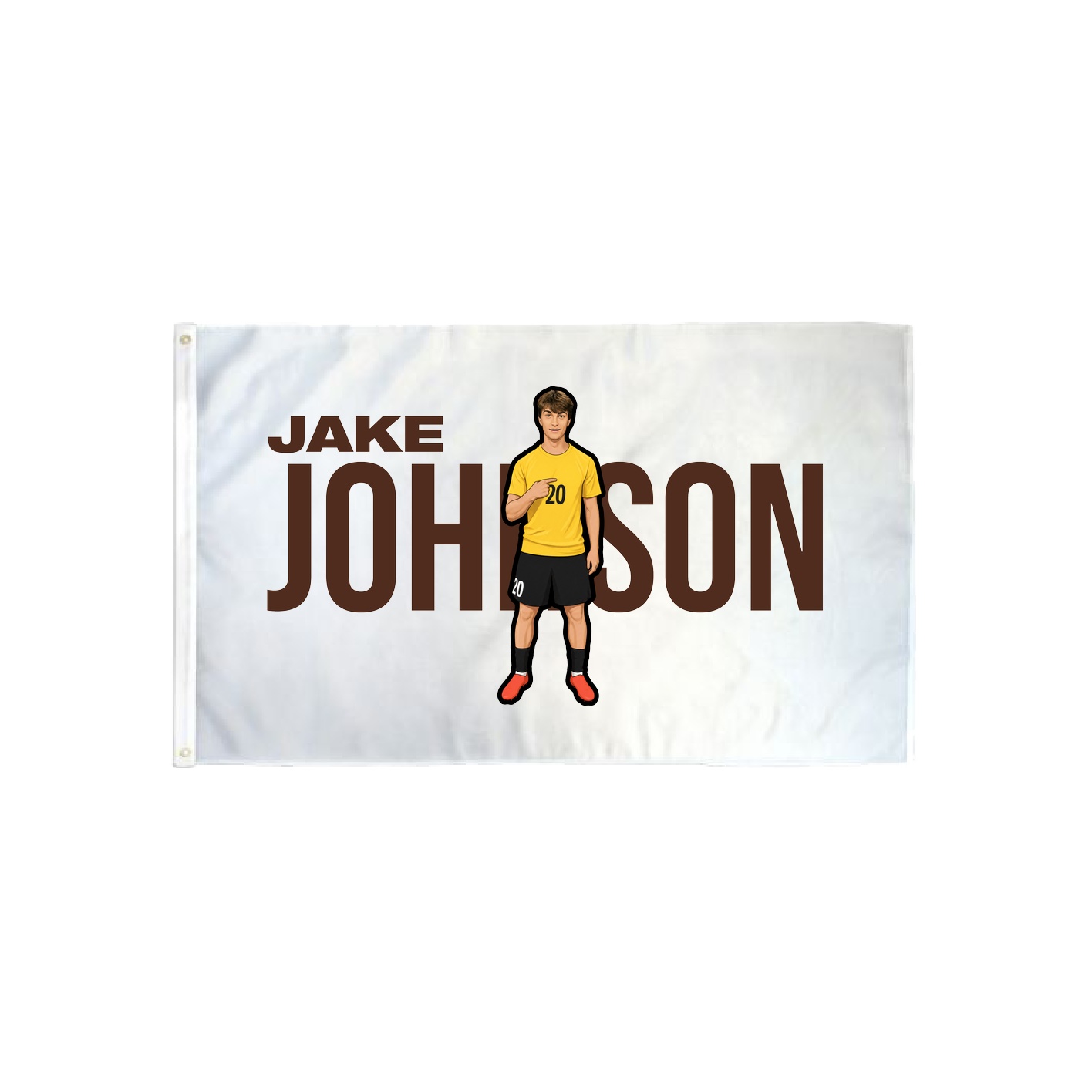 3x5 Flag — Player Name in Classic