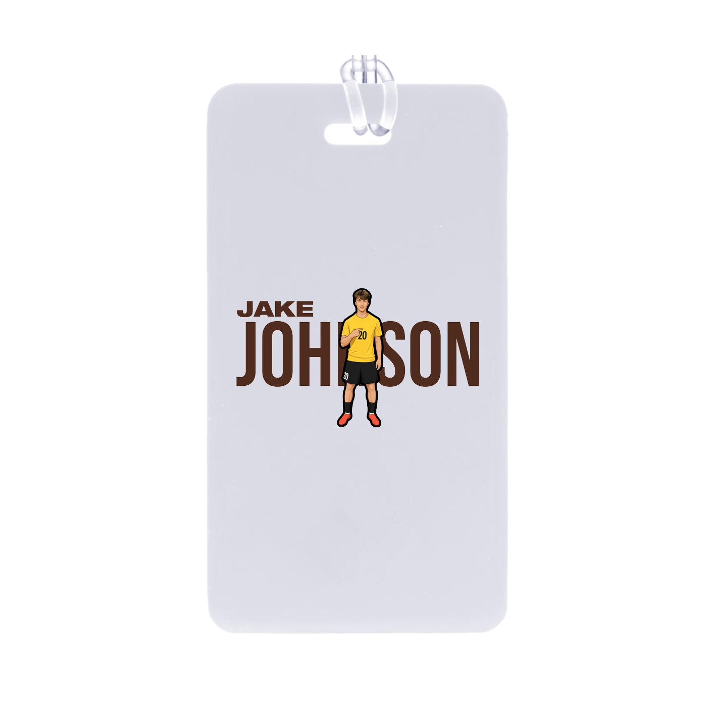 Bag Tag — Player Name in Classic
