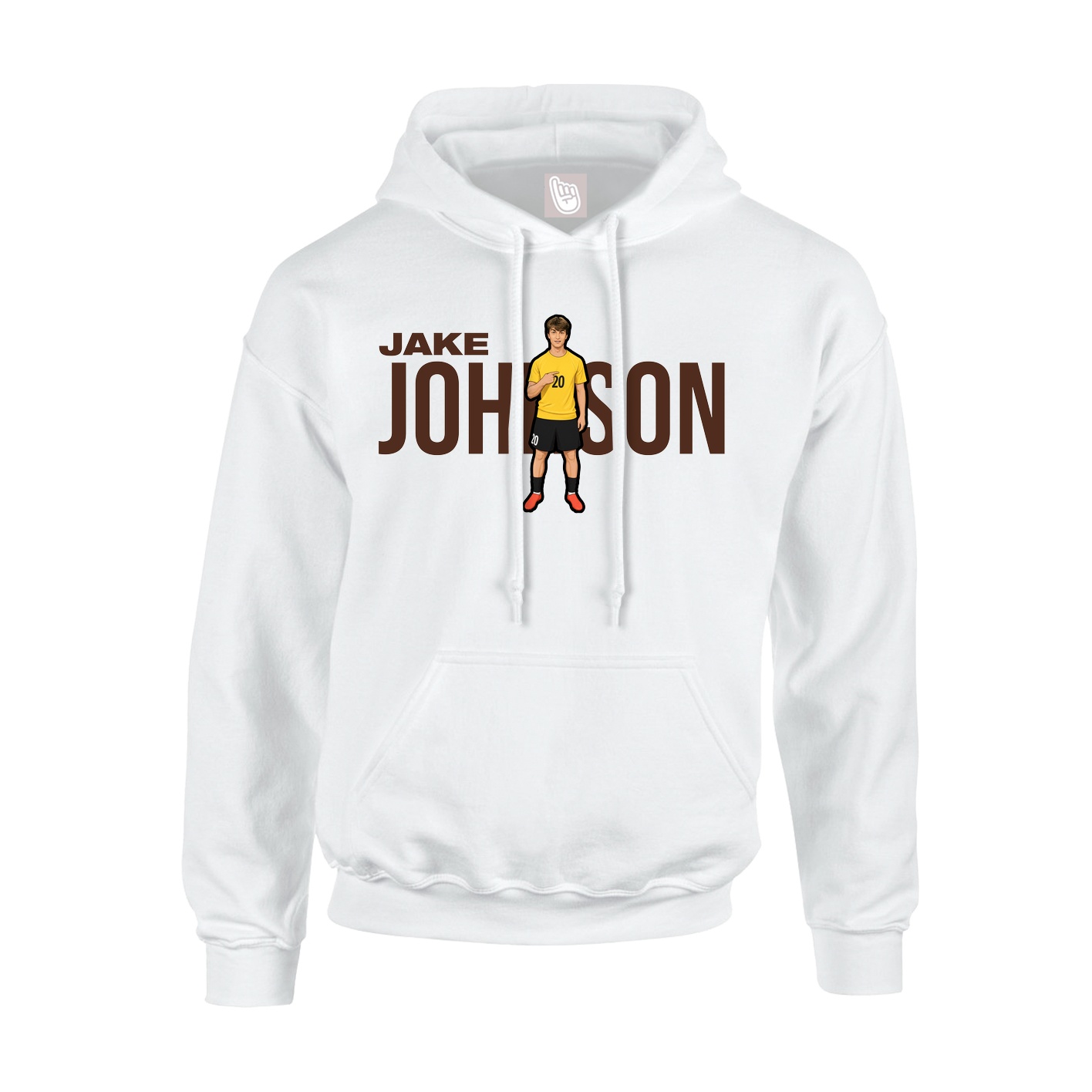 Hoodie — Player Name in White
