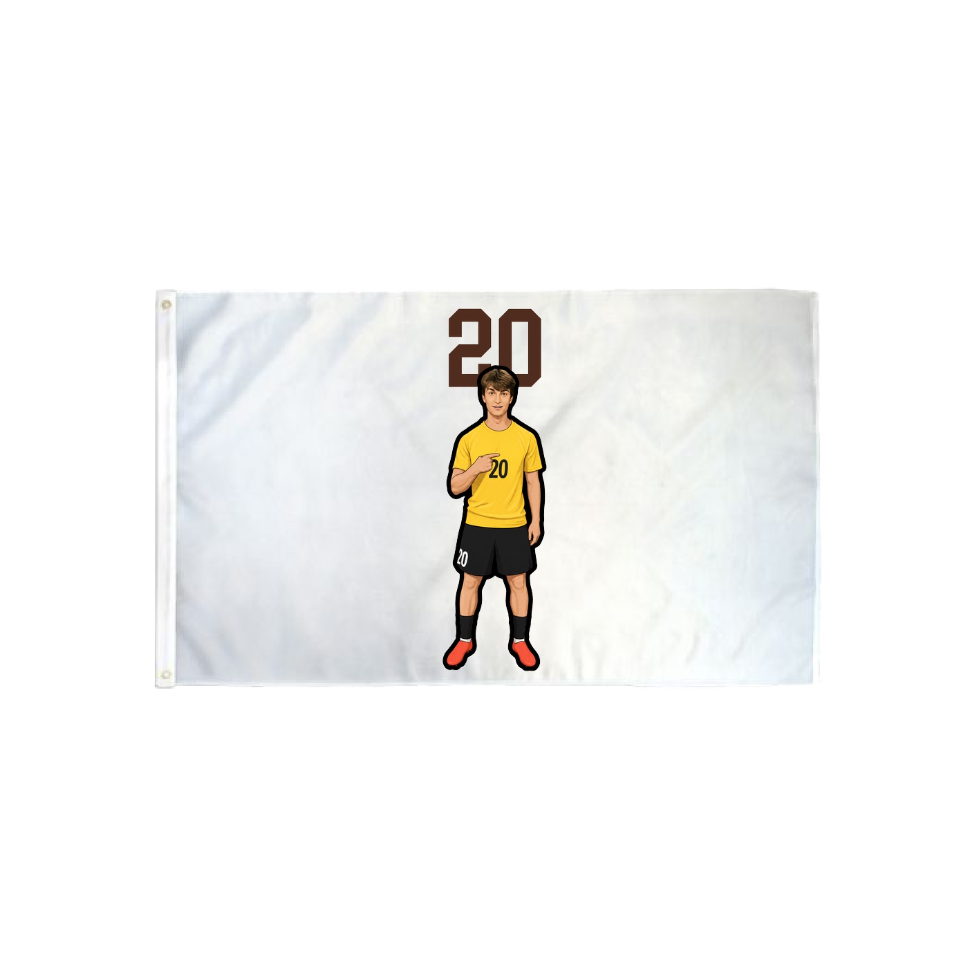 3x5 Flag — Number Top in Classic