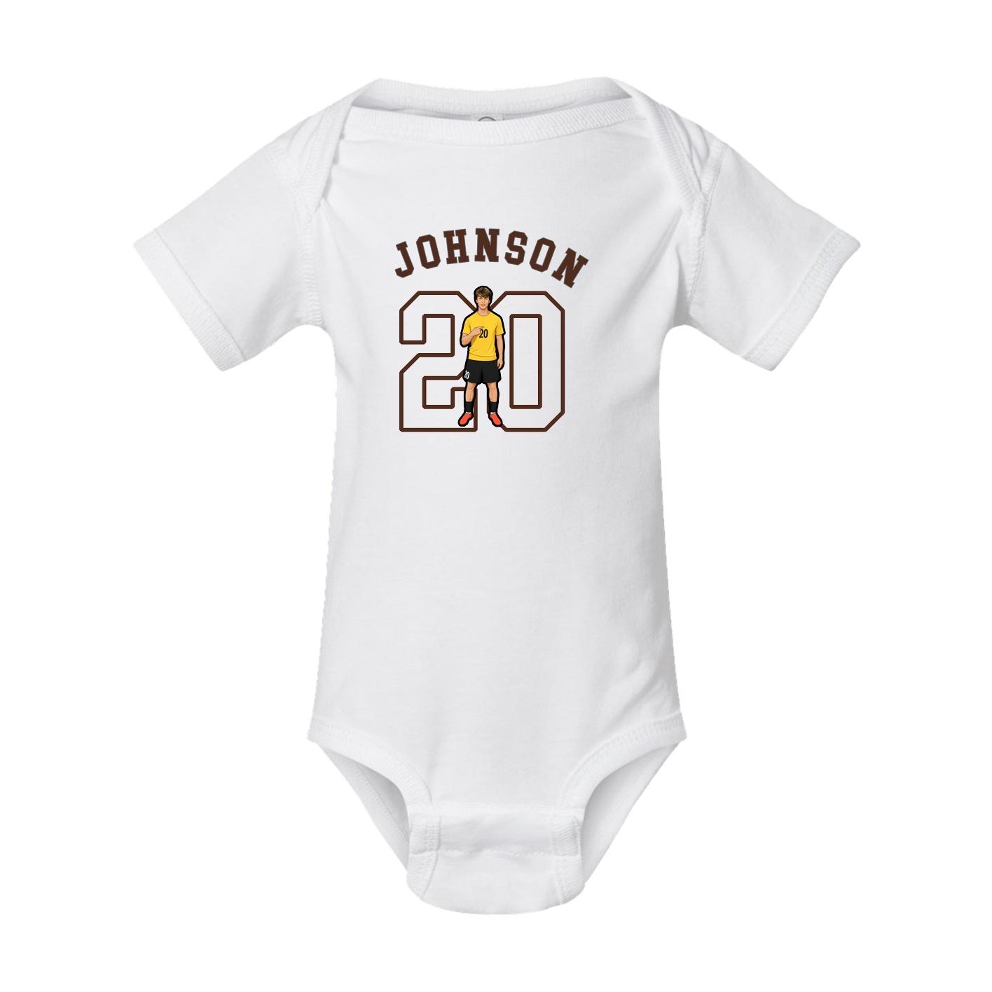 Baby Onesie — Shirsey Arch in White
