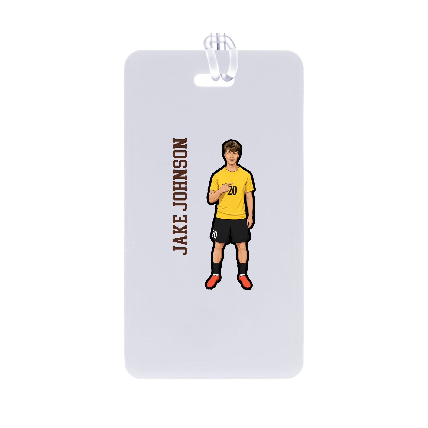 Bag Tag — Name Vertical in Classic