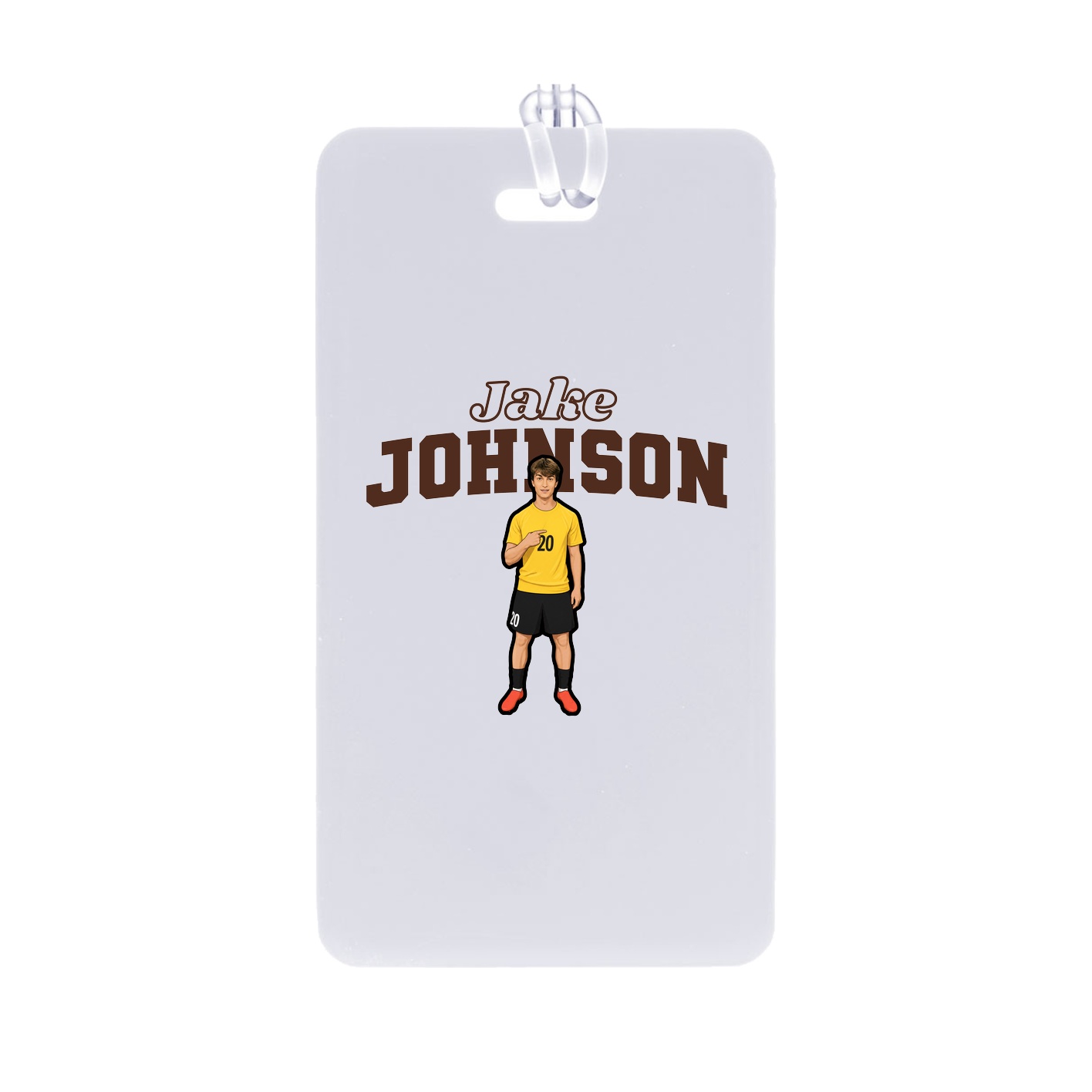 Bag Tag — Name Arch in Classic