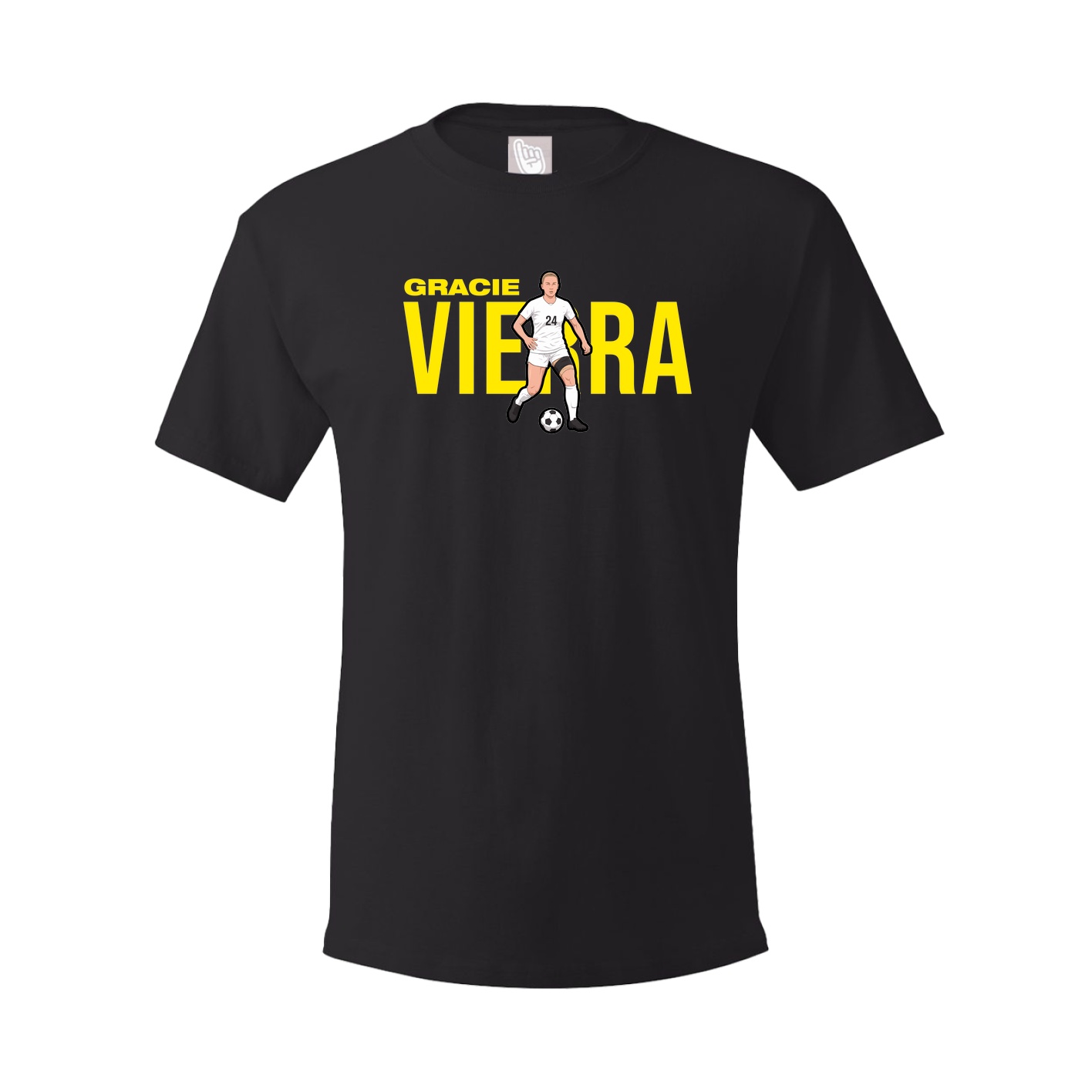 Tee — Player Name in Black