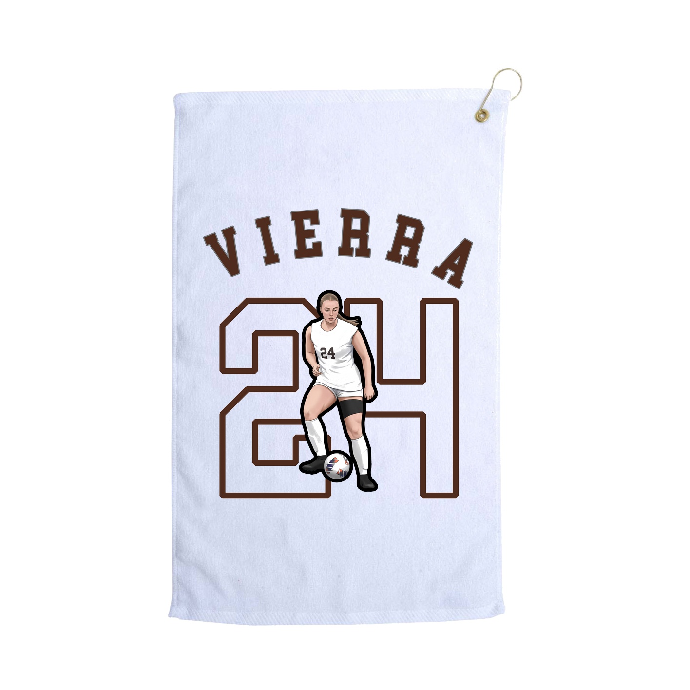 Golf Towel — Shirsey Arch in White