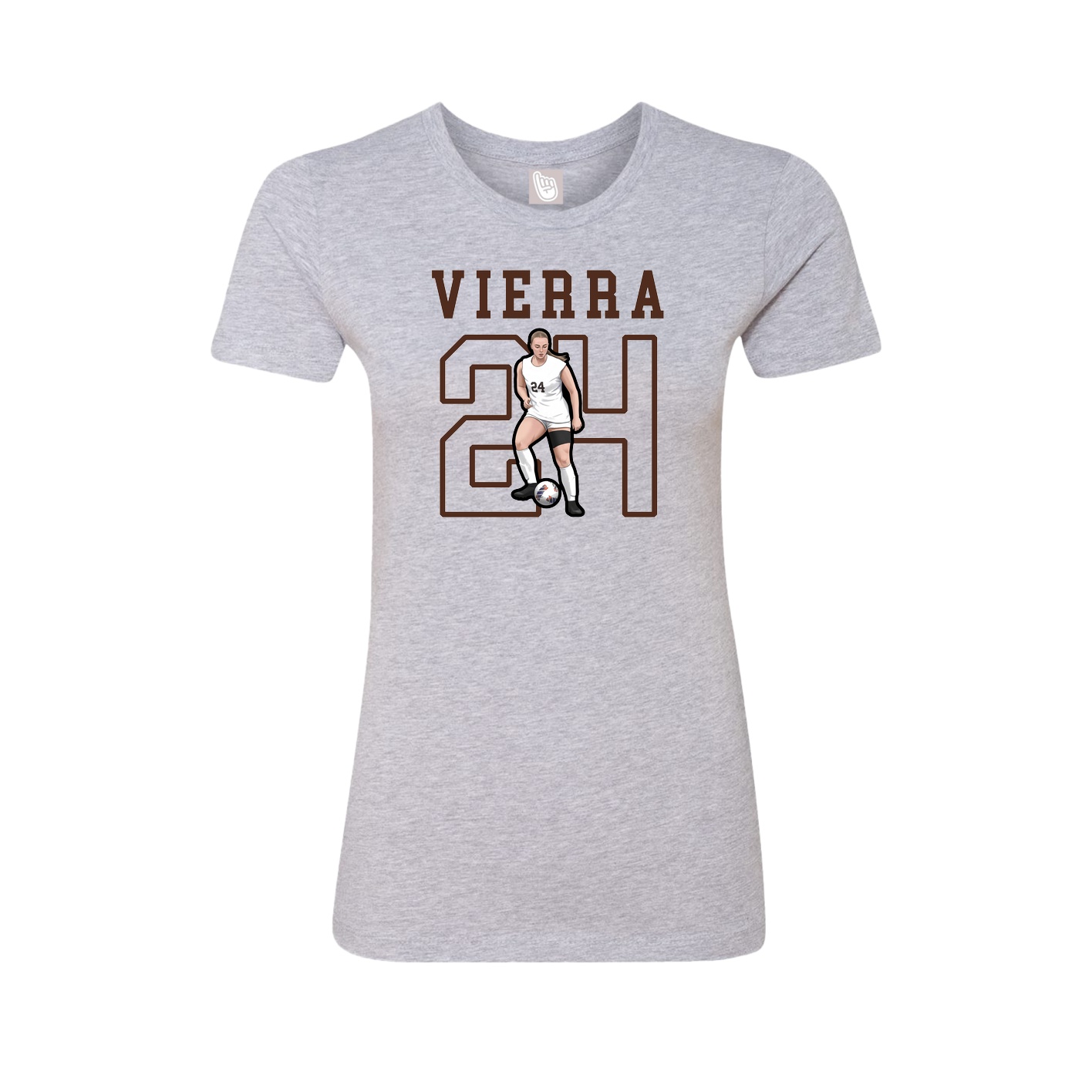 Fitted Women's Tee — Shirsey in Grey