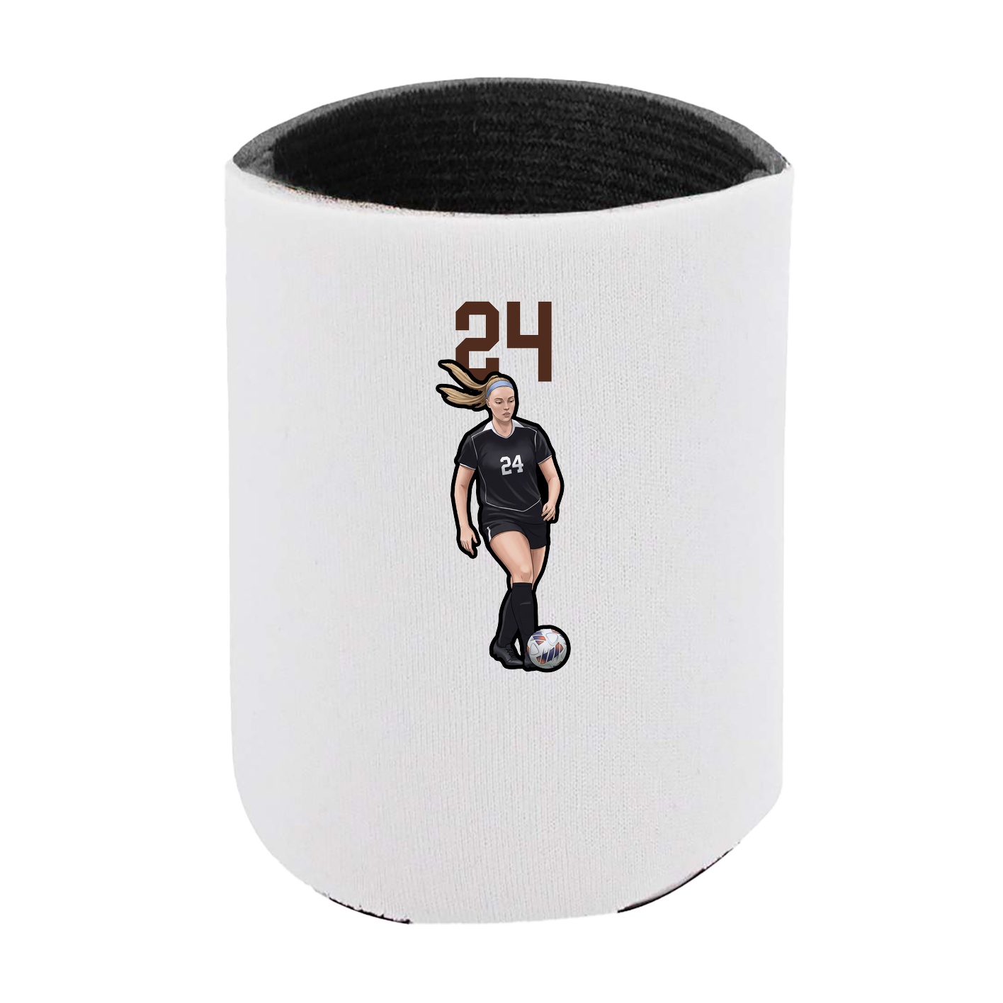 Can Holder — Number Top in White