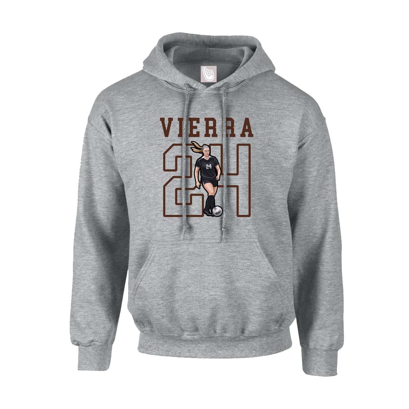 Hoodie — Shirsey in Grey