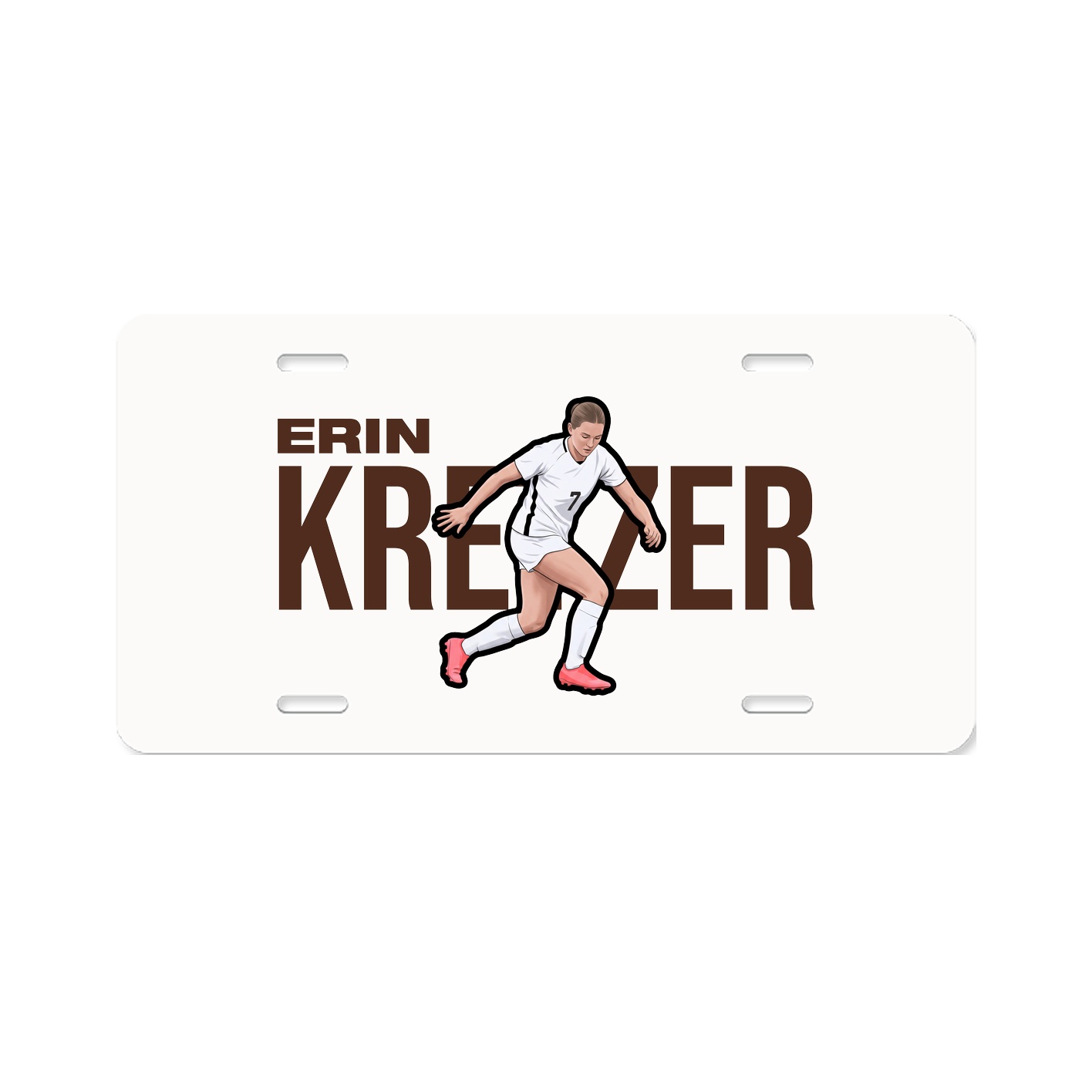 License Plate — Player Name in Classic