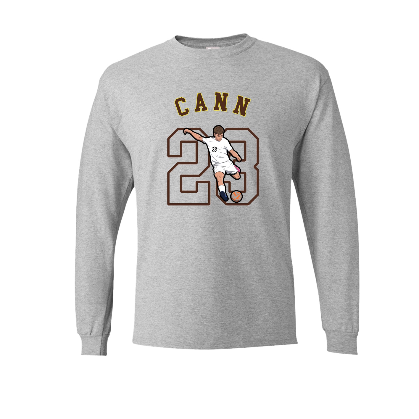 Long Sleeve Tee — Shirsey Arch in Grey