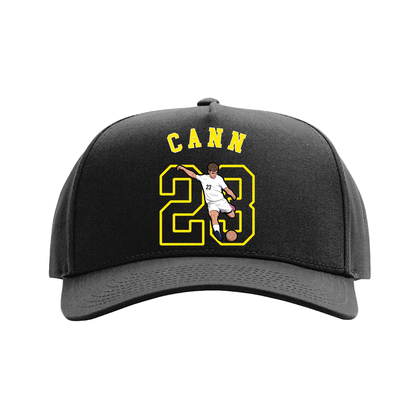 Full Fabric Five-Panel Champ Cap