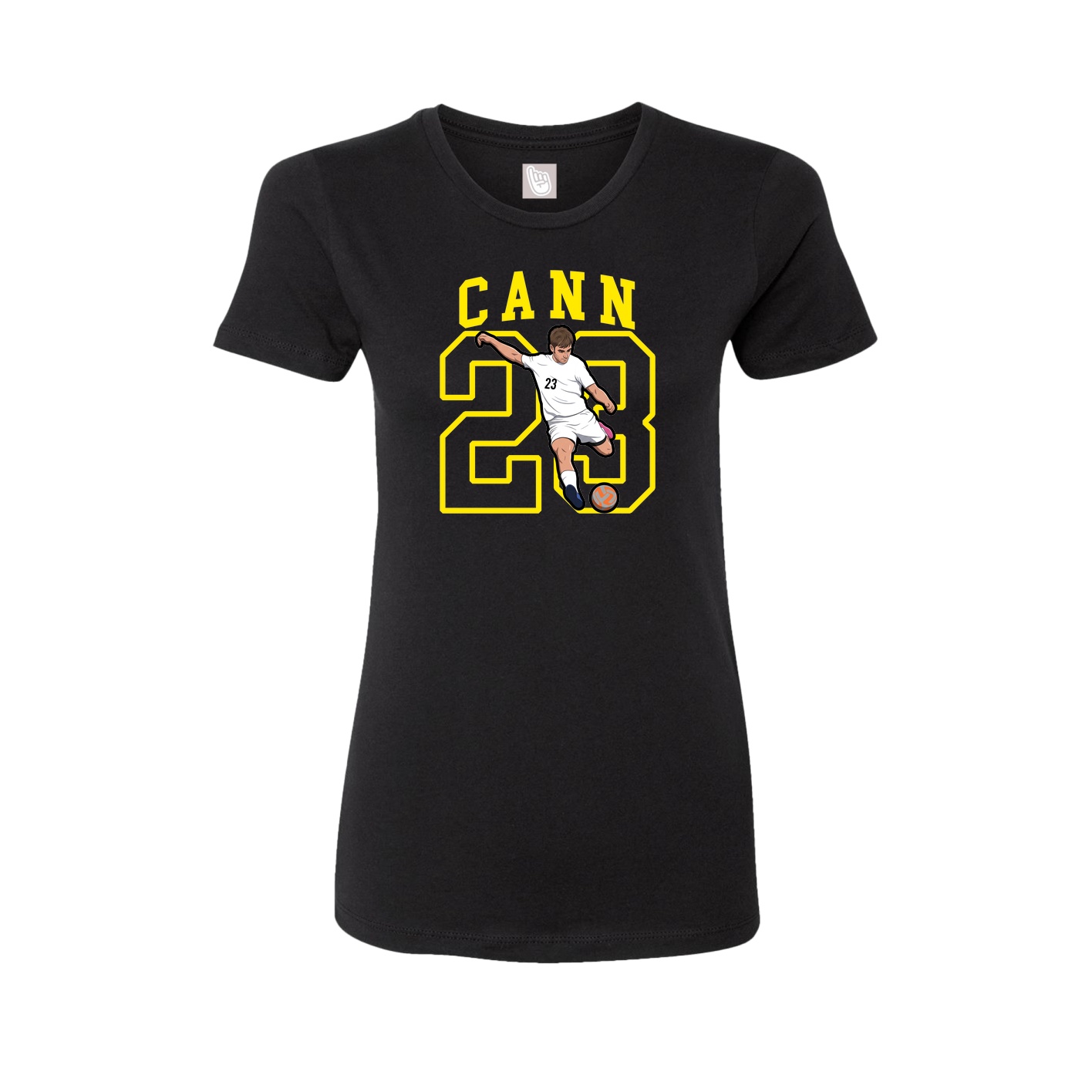 Fitted Women's Tee — Shirsey in Black
