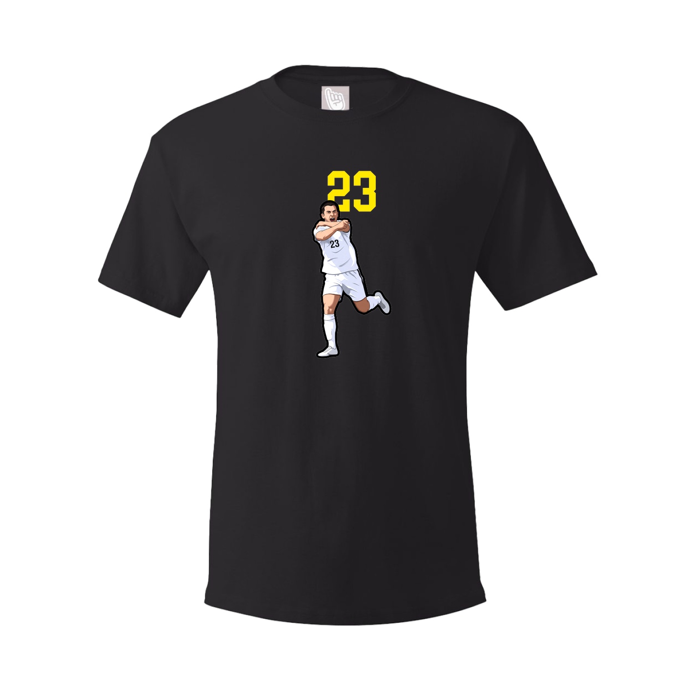 Youth Tee — Number Top in Black