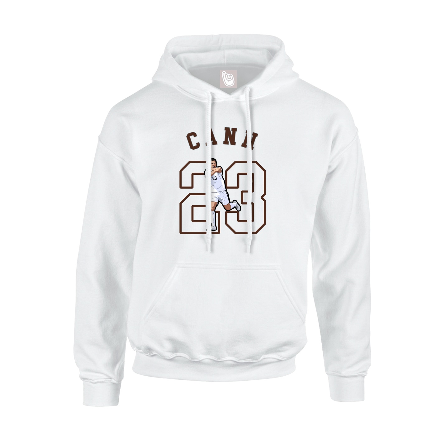 Youth Hoodie — Shirsey Arch in White